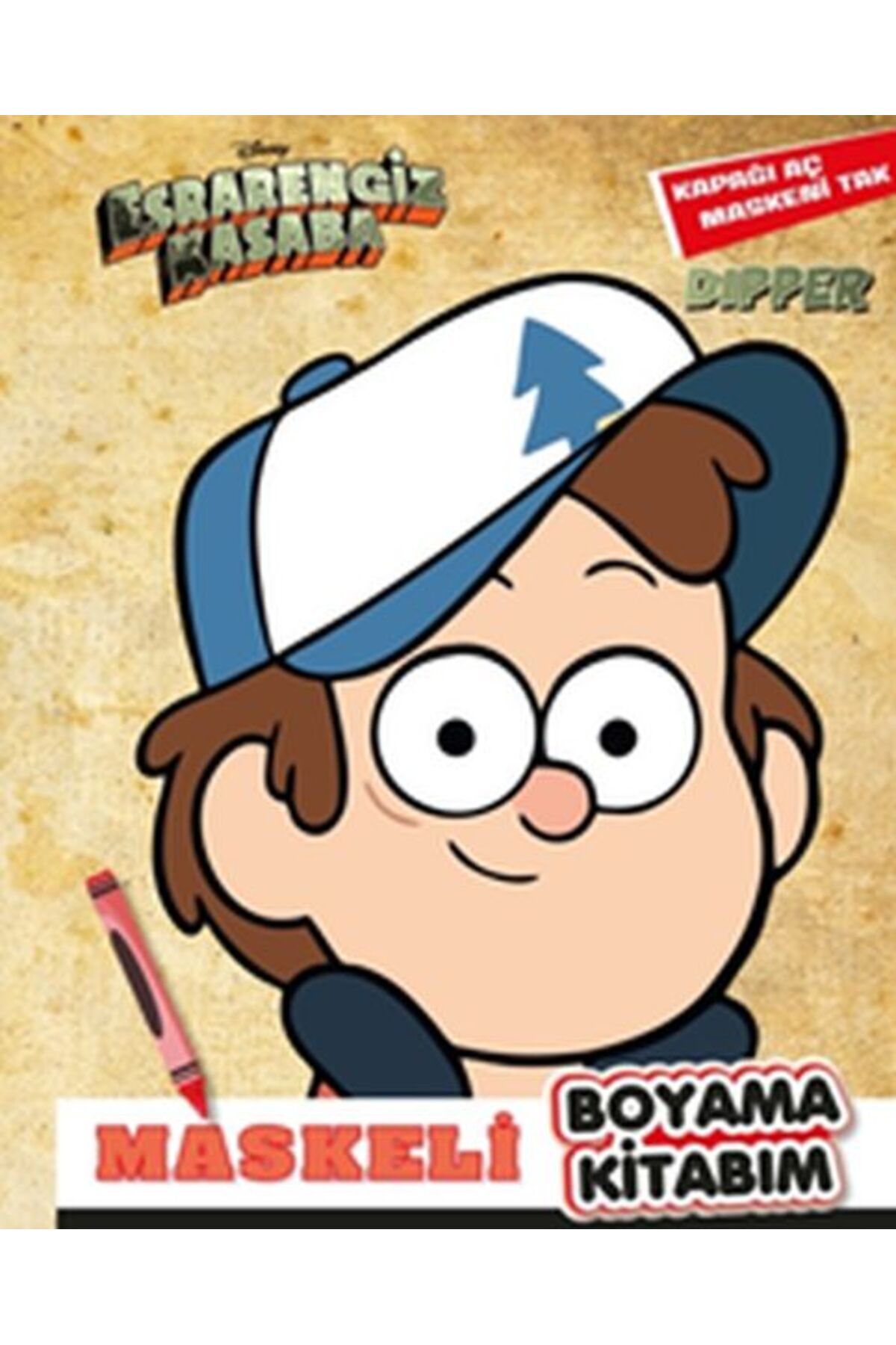 Beta Kids Yayınları Maskeli Boyama Kitabım Dipper - Esrarengiz Kasaba