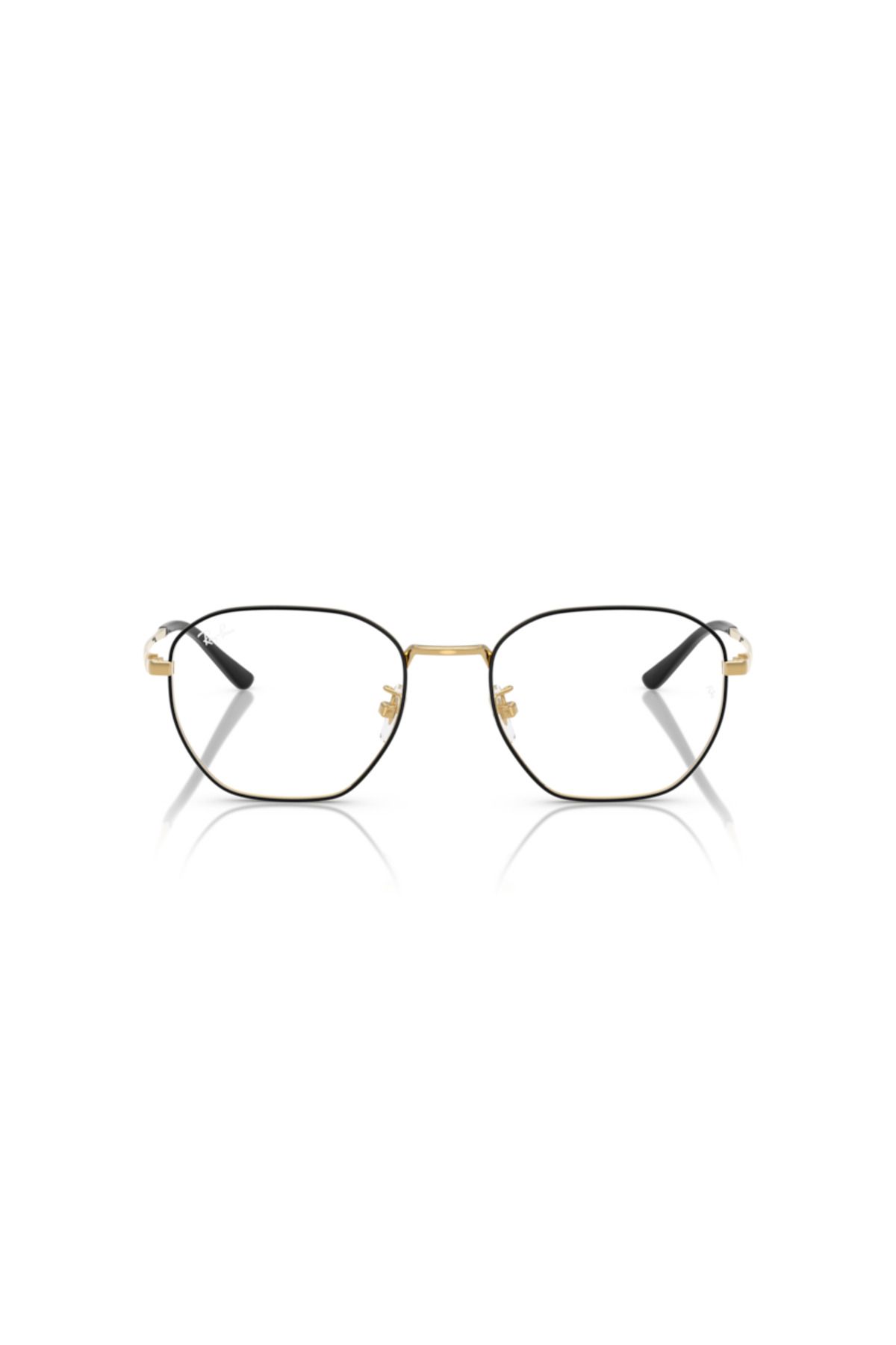 Ray-Ban-0RX8777D 1250  53 Unisex Titanium Black on gold Irregular full frame for Adult 5