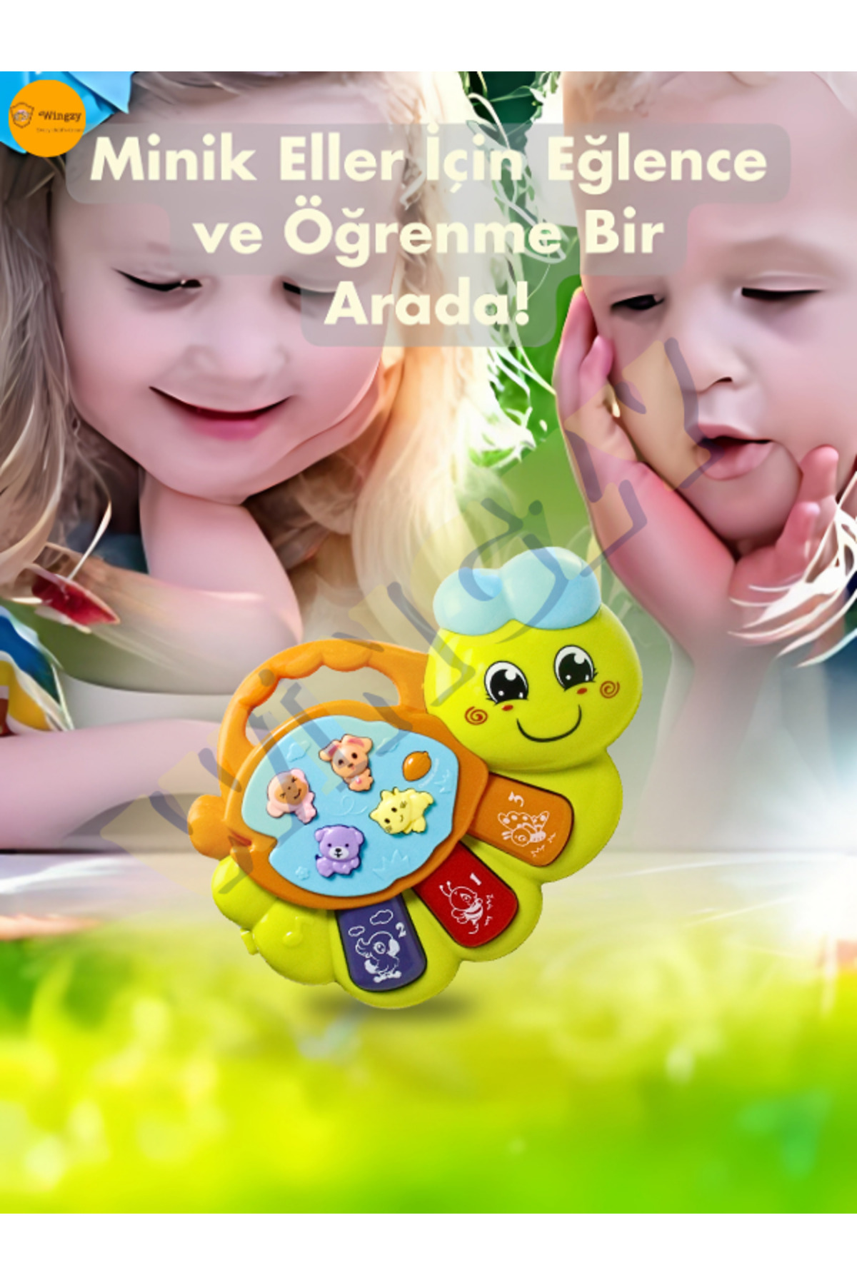 Wingzy Işıklı Ve Müzikli Bebek Piyanosu, Eğitici, Renkli, Sesli Oyuncak, Motor Ve Duyusal Gelişim fotoğrafı 6 (önizleme)