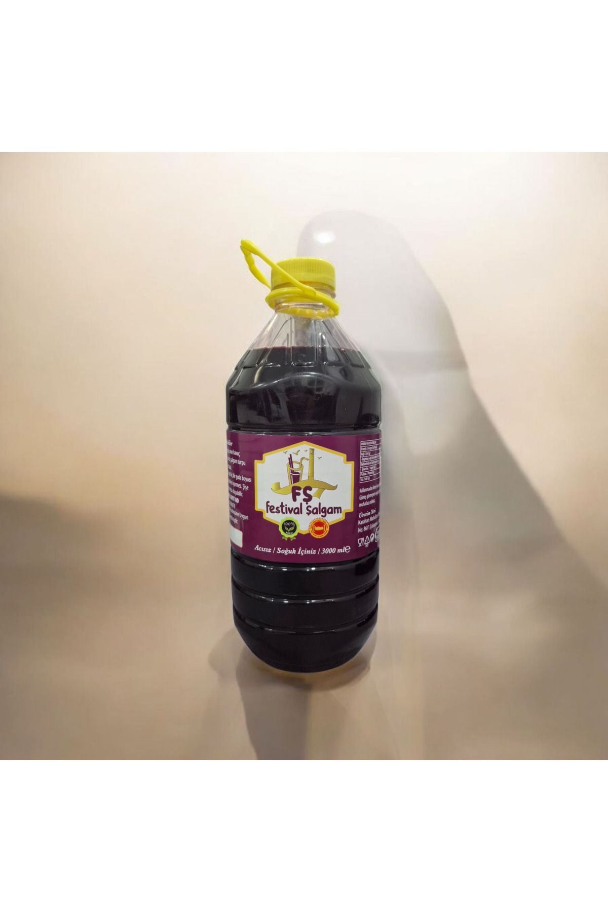 FŞ FESTİVAL ŞALGAM 1x3 litre %100 doğal taneli acısız şalgam