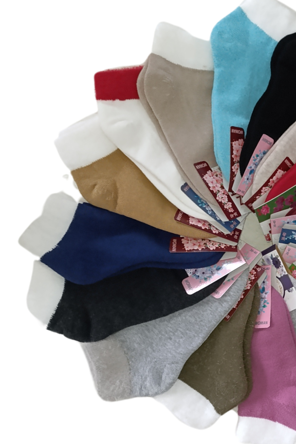 Kışlık Havlu Patik Çorabı (3 Çift) Kadın Termal Özellikli Kalın Çorap — görsel 6 · LİMONSOCKS10211