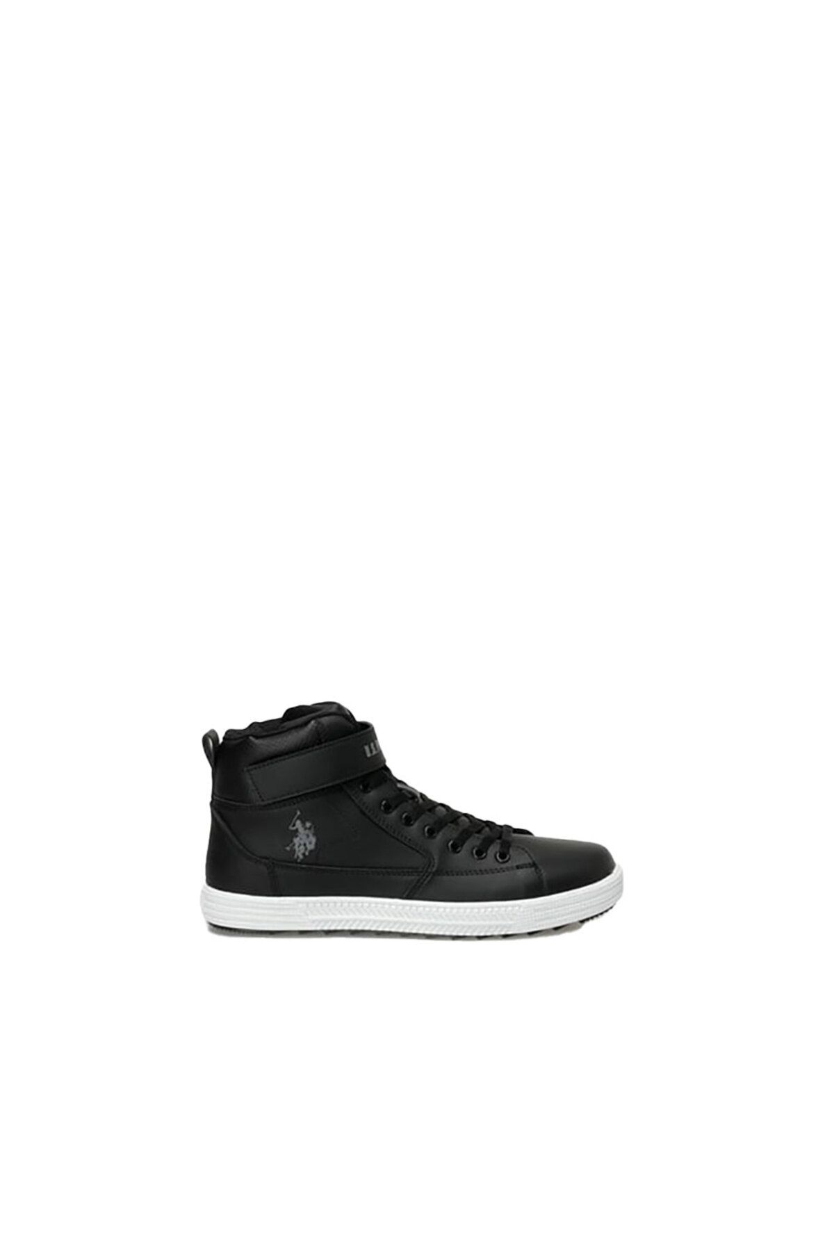 U.S. Polo Assn. Męskie Czarne Wysokie Trampki Mężczyzna - 42