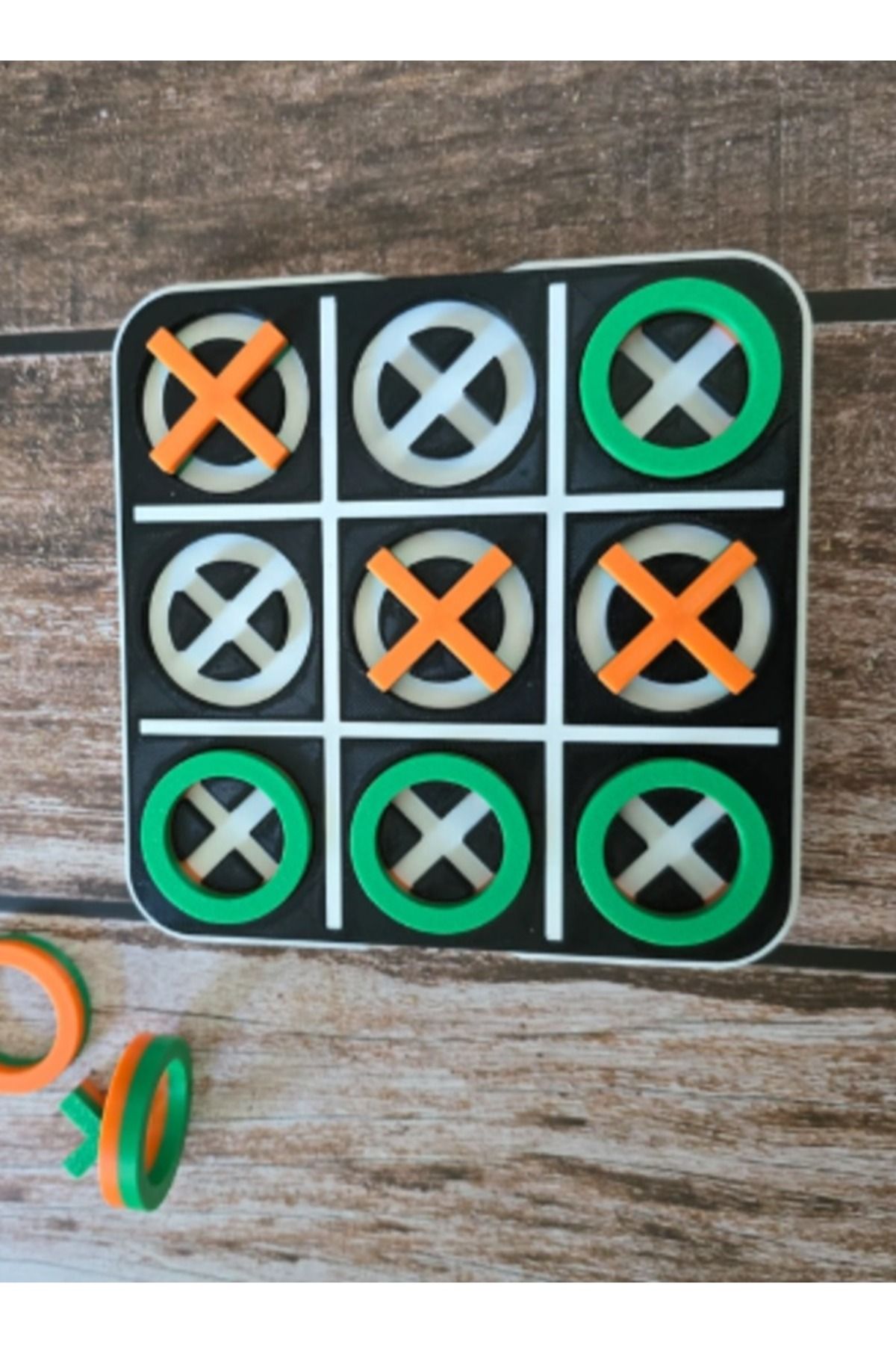 3D Brothers-Board Game - (X O) Tic-Tac-Toe suitable for travel and can Comes with a storage box be stored 3
