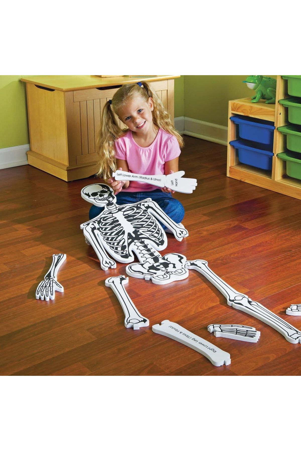 Learning Resources-Skeleton Foam Floor Puzzle-LER3332 3
