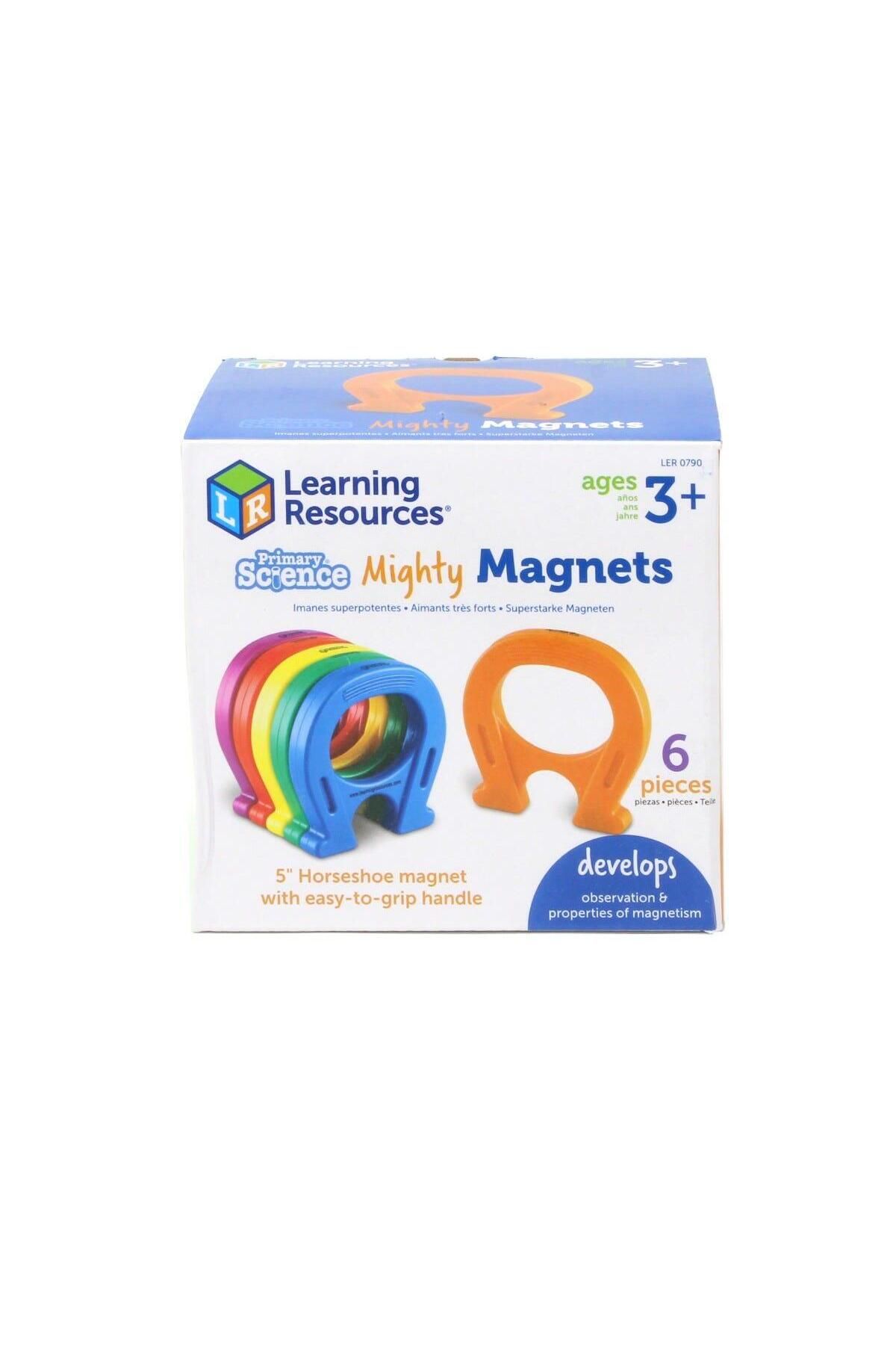 Learning Resources-Primary Science Mighty Magnets Set of 6-LER0790 5