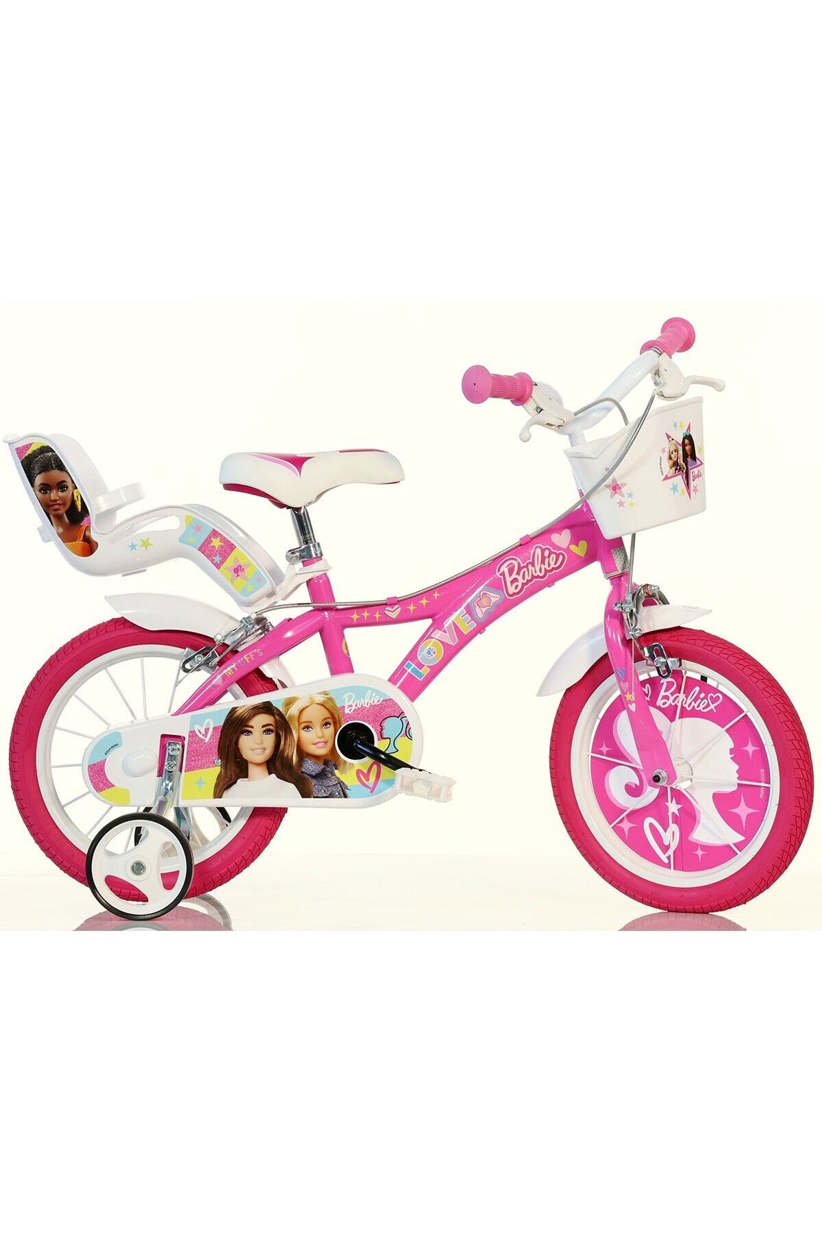 Dino Bikes-Bicicleta pentru copii Barbie DB-616G-02BA Dino Bikes, 16 inch 2