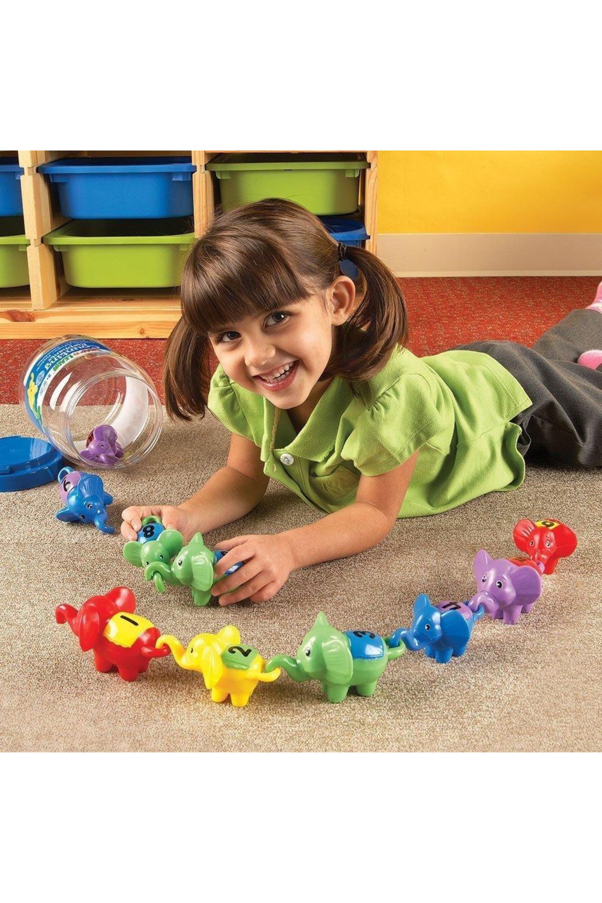 Learning Resources-Snap 'N' Learn Counting Elephants Set of 10-LER6703 5