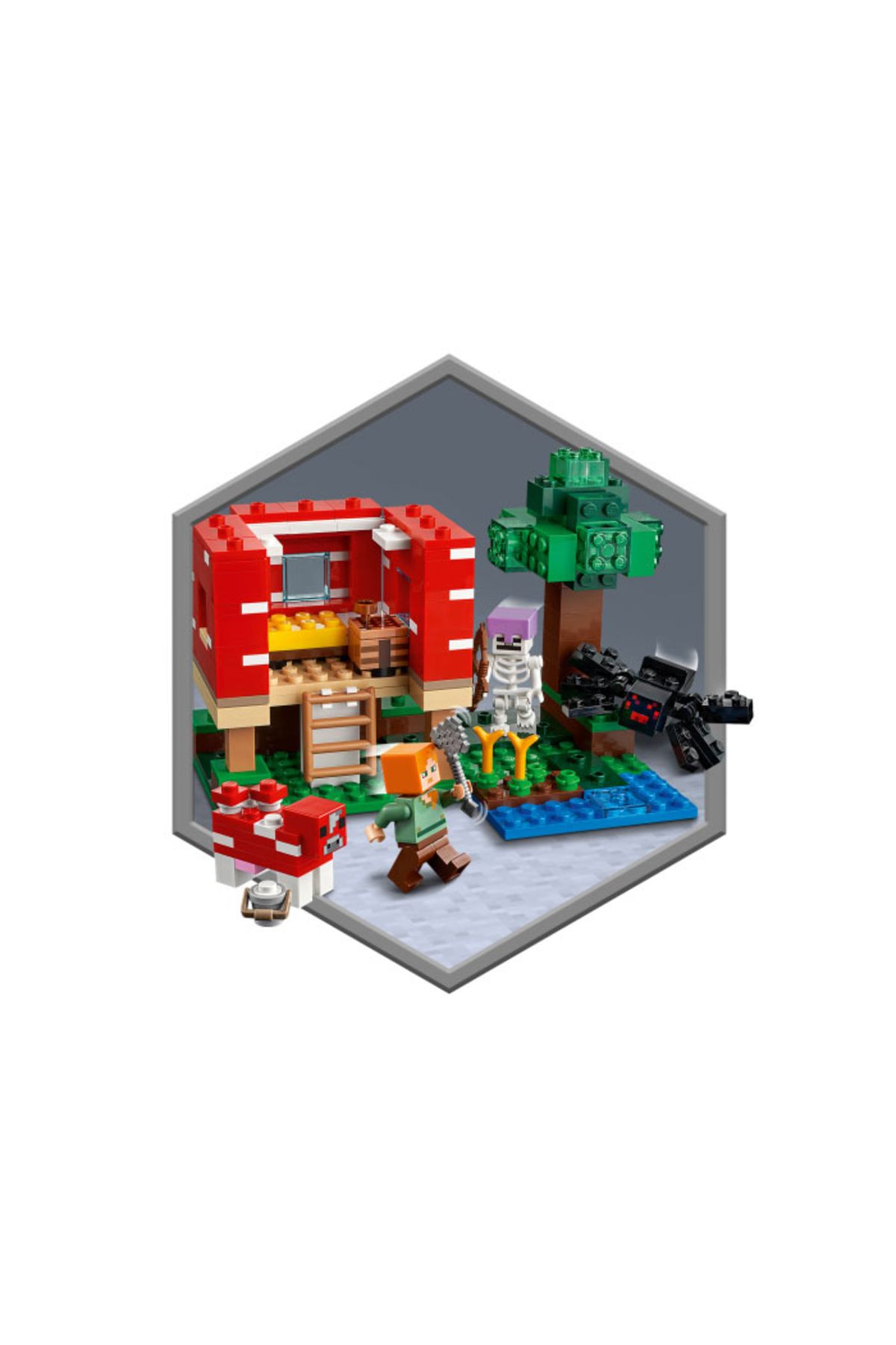 لگو مدل Minecraft® Mantar Evi 21179: مجموعه ساختنی با 272 قطعه برای 8 سال به بالا LEGO