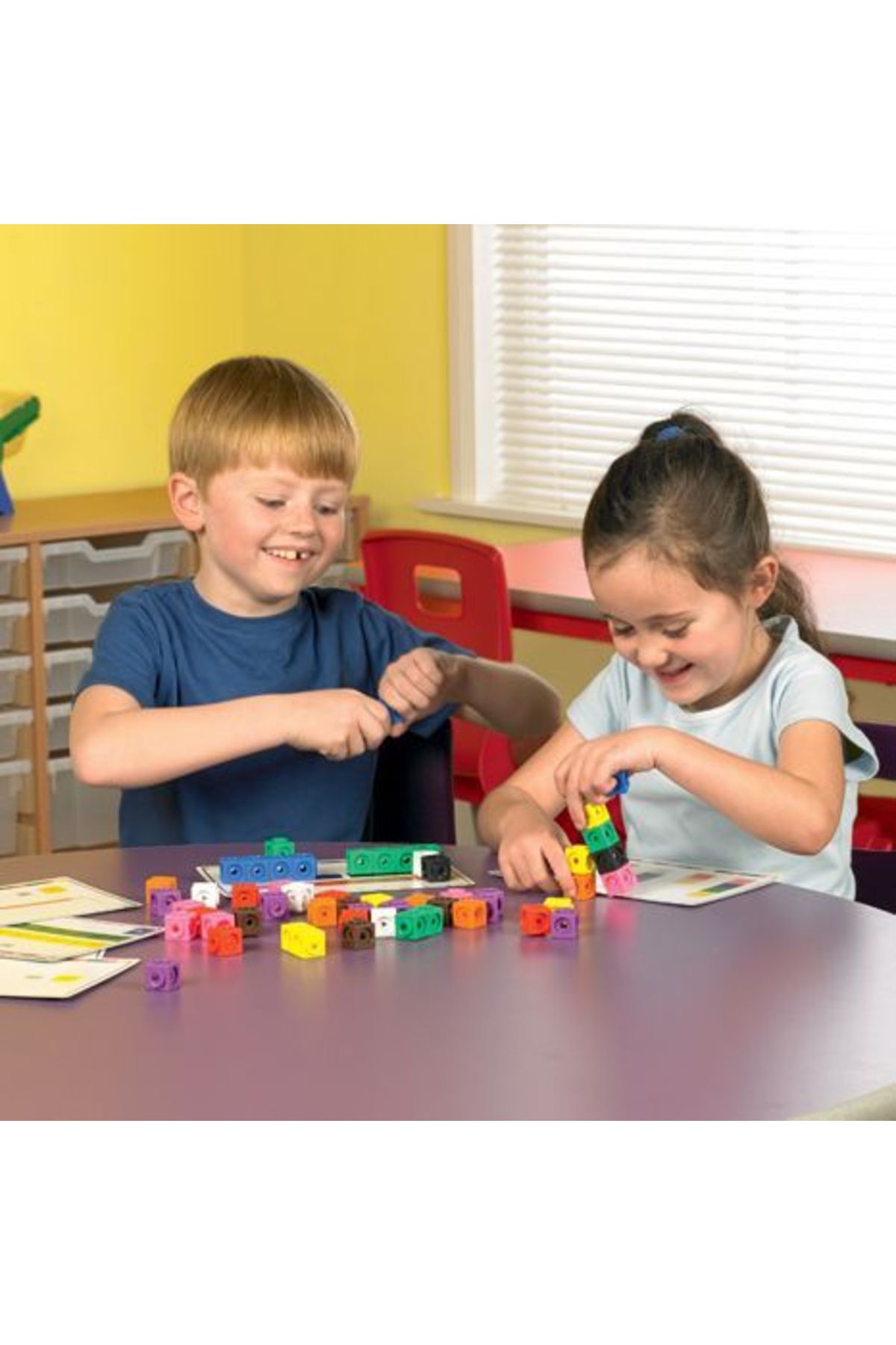 Learning Resources-Cuburi interconectabile - ضبط أنشطة الرياضيات 3