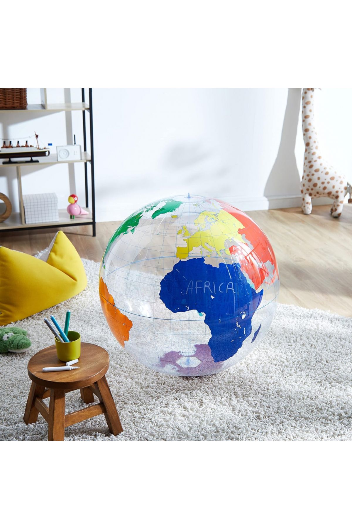 Learning Resources-Giant Inflatable Labelling Globe-LER2438 7