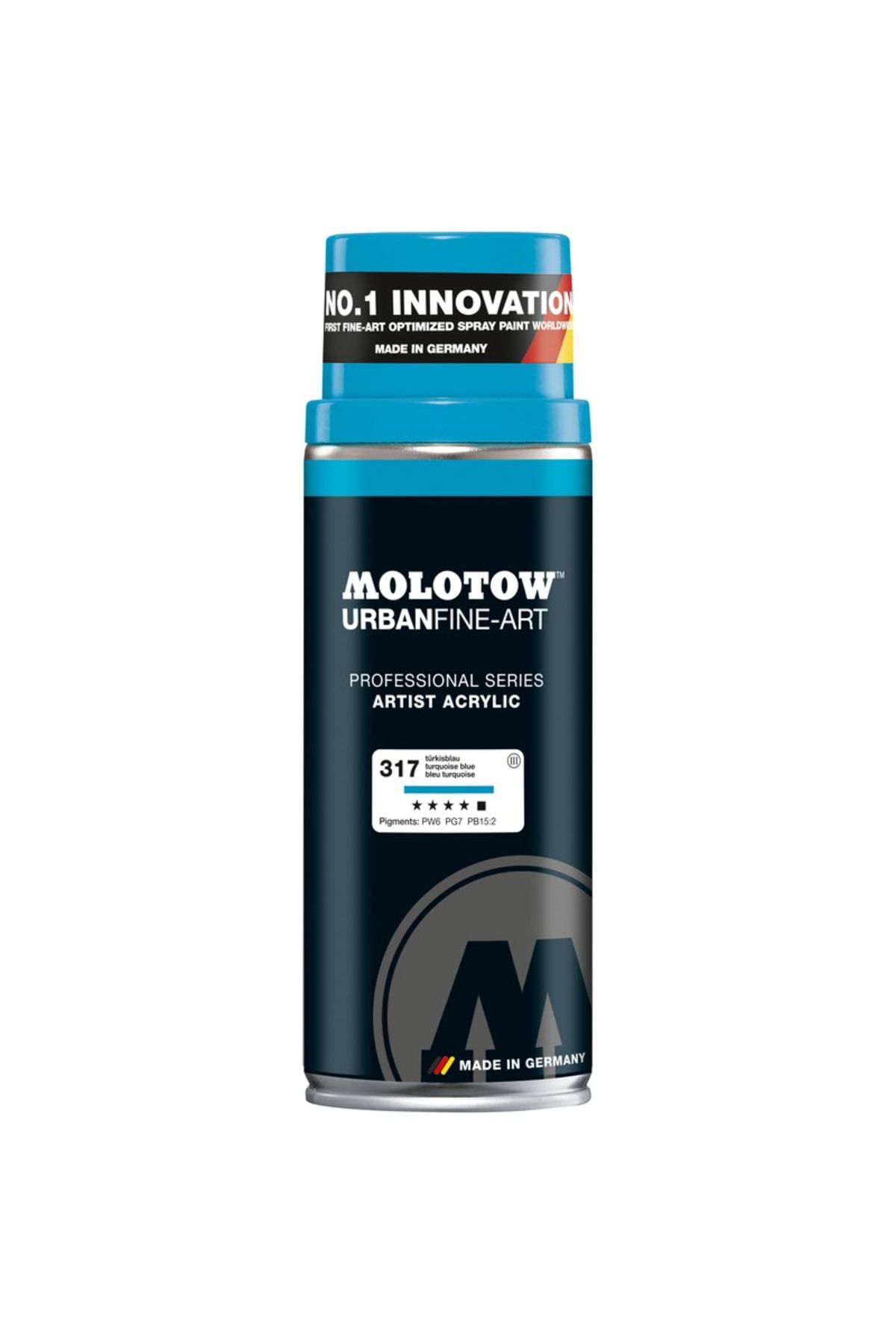 Molotow-Spray acrilic UFA Artist Molotow 400ml turquoise blue 1