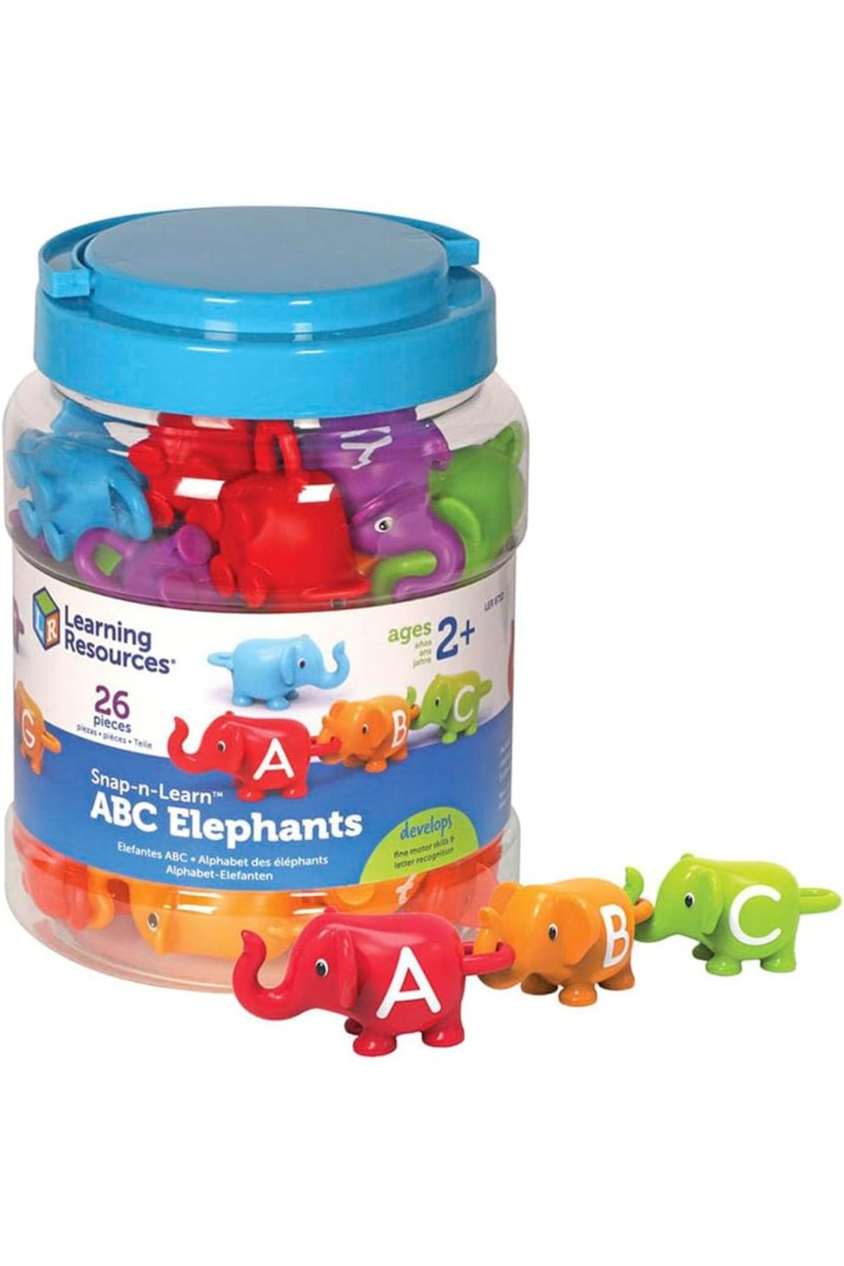 Learning Resources-Snap N Learn Abc Elephants-LER6710 3