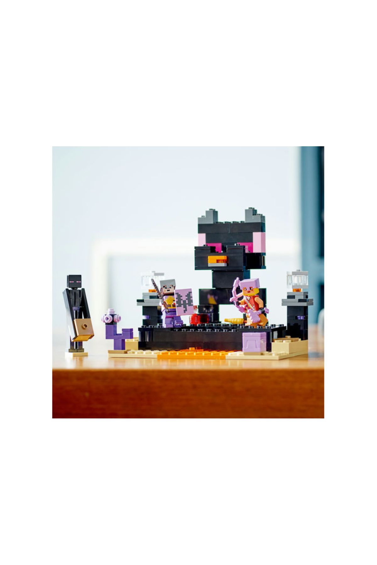 ست ساختنی لگو مدل Minecraft®: نبرد در End Arena مناسب برای کودکان 8 سال به بالا - 252 قطعه LEGO