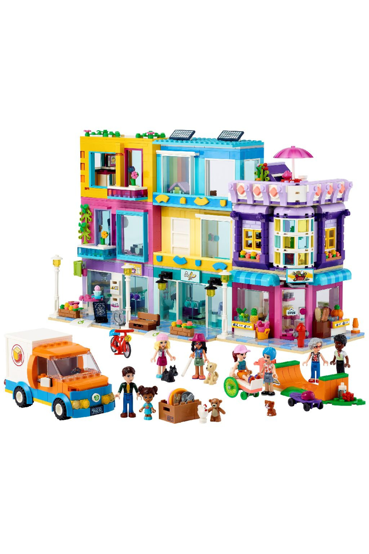 فرندز مدل ساختمان خیابان اصلی ۴۱۷۰۴ – آپارتمان با فروشگاه اسباب‌بازی و کافه برای سنین ۸ سال به بالا