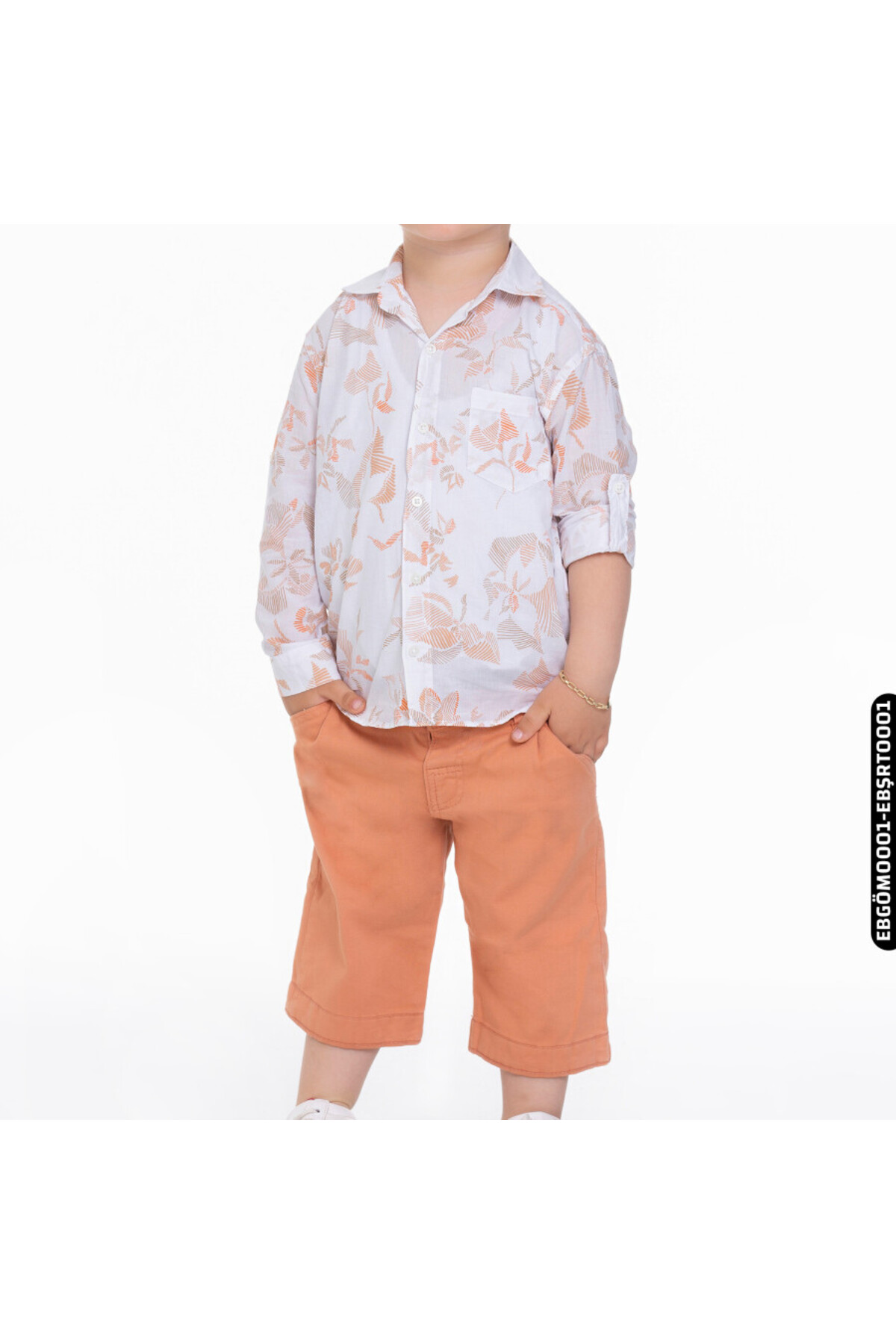 XO Kids Erkek Bebek Gömlek 1-3 Yaş 22104 Ebgöm0001 fotoğrafı 5 (önizleme)