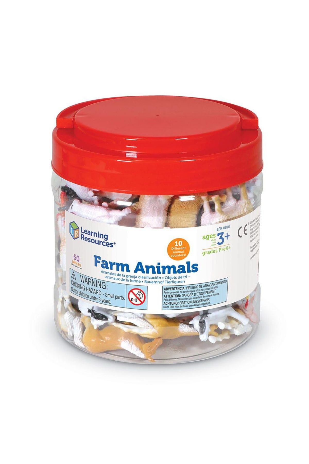 Learning Resources-LR-Farm Animal Counters (Set of 60) 4