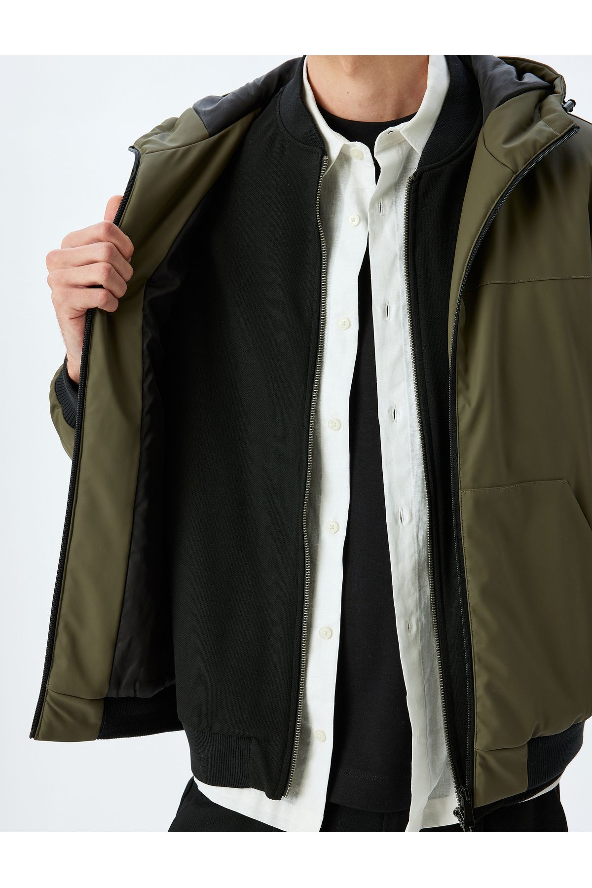 Koton-Slim Fit Zippered Seasonal Jacket 6