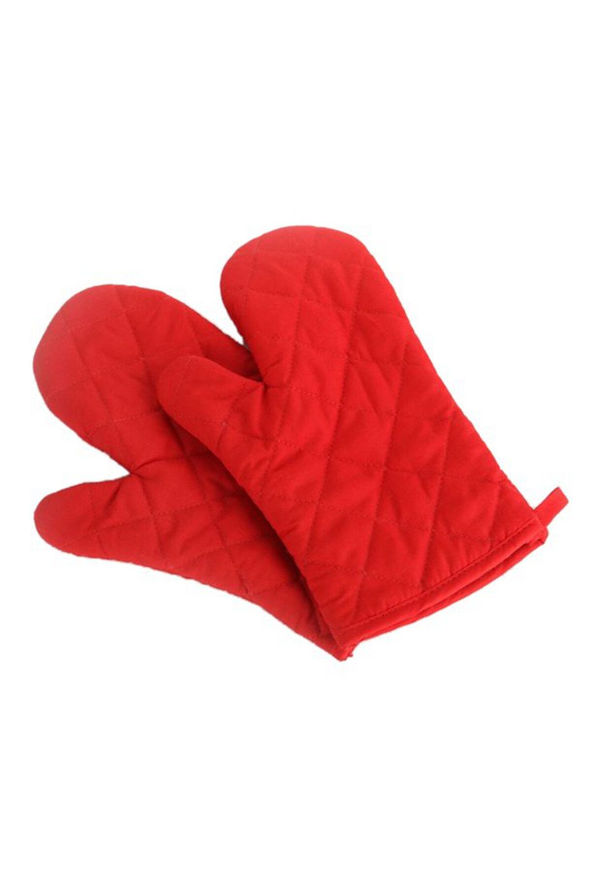 Choice-Red 1PCS Oven Mitts Heat Resistant Microwave Oven Glove Cotton Linen Baking BBQ Non-slip Oven Mitts 1