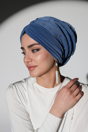 Ambargo Tesettür Bone – Tam Dolgulu Bone – İpek Sandy Kumaş – Terletmeyen – K...