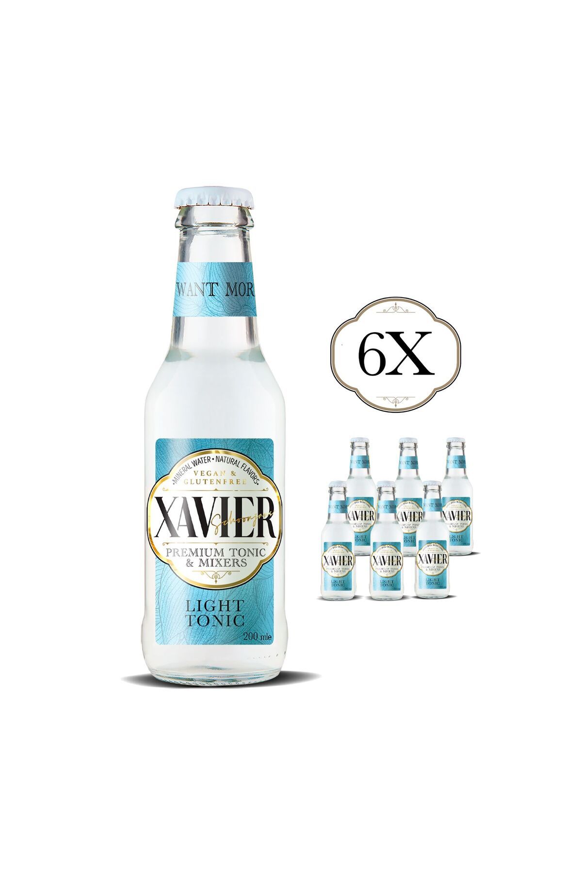 XAVİER Premium Light Tonic 200 ML X 6