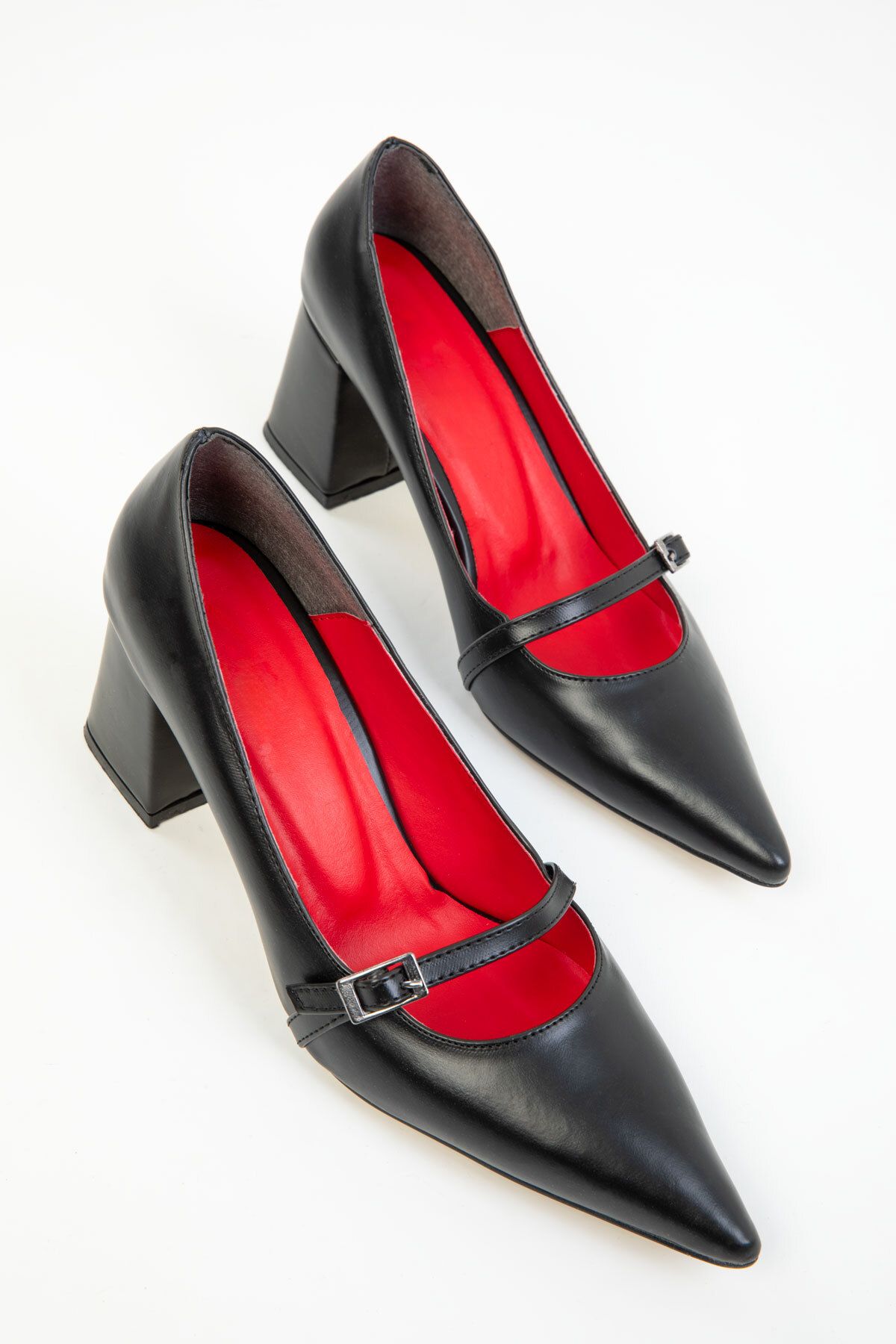 SOHO-Czarne damskie klasyczne buty na obcasie 20275 2