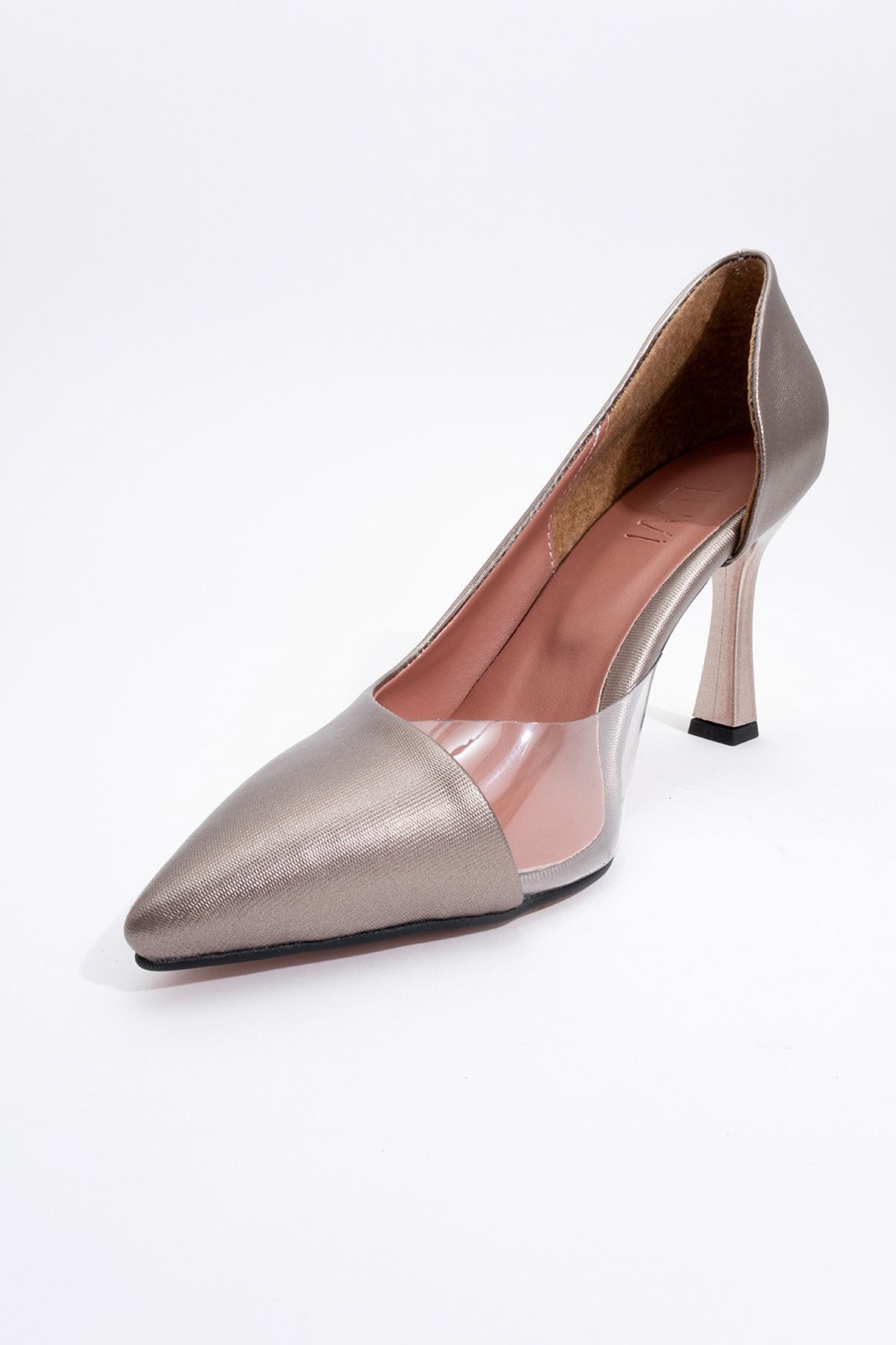 LuviShoes-653 Kupferfarbene Lara-Damenschuhe mit Absatz 2
