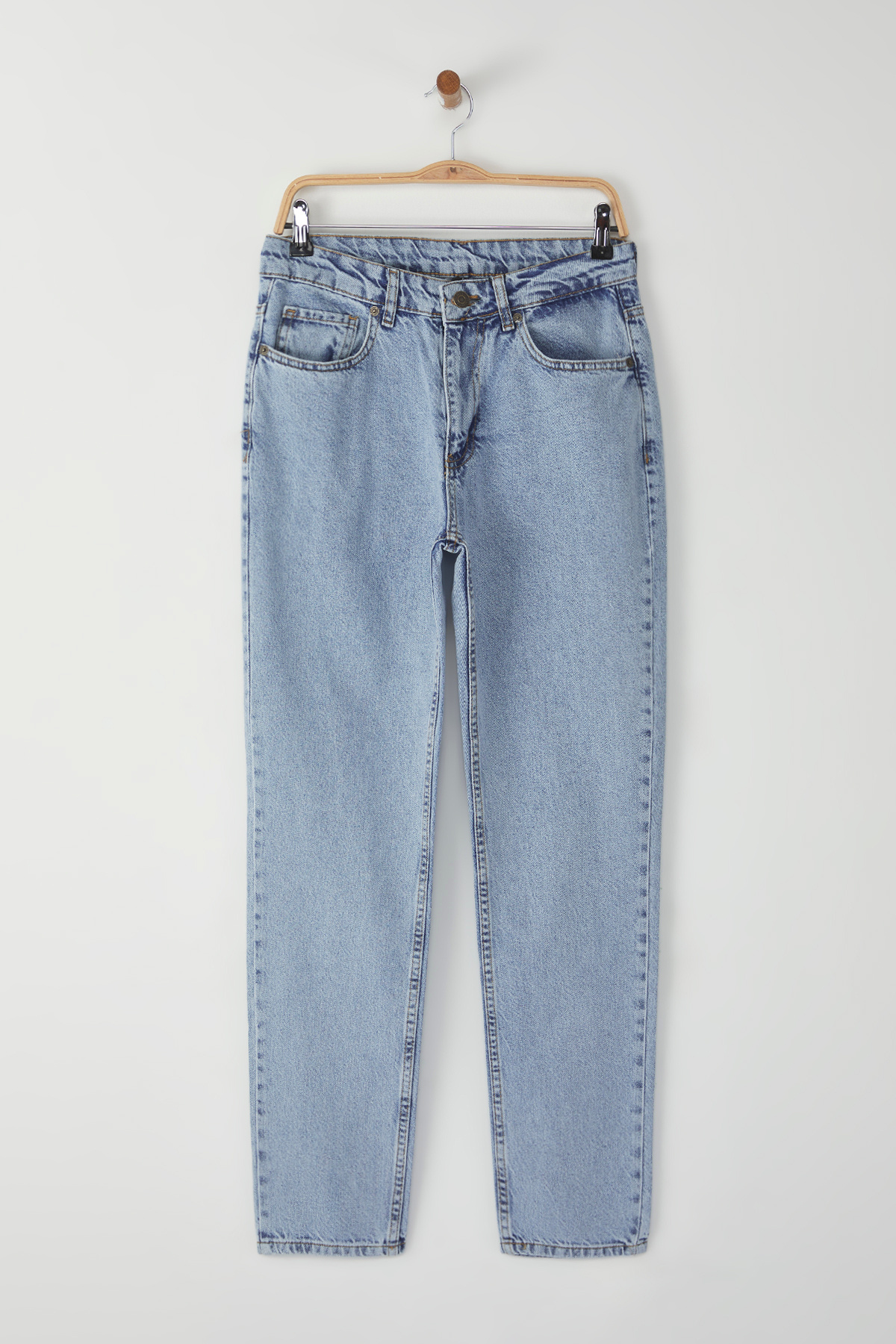 Trendyol Collection-Blaue Boyfriend-Jeans mit Relax-Fit – TMNAW21JE0286 5