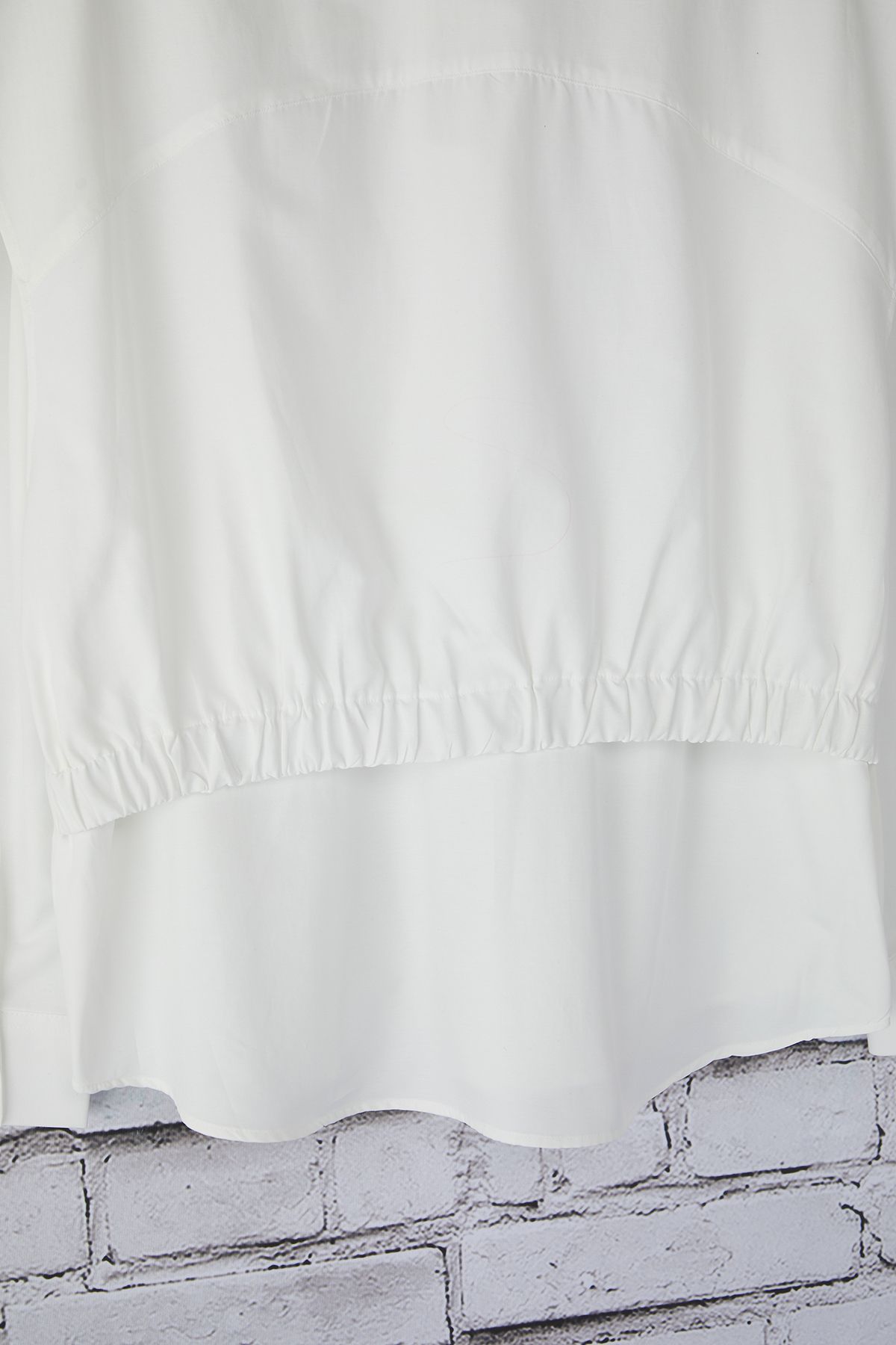 Trendyol Collection-Cămașă albă oversize - TMNSS25GO00045 10