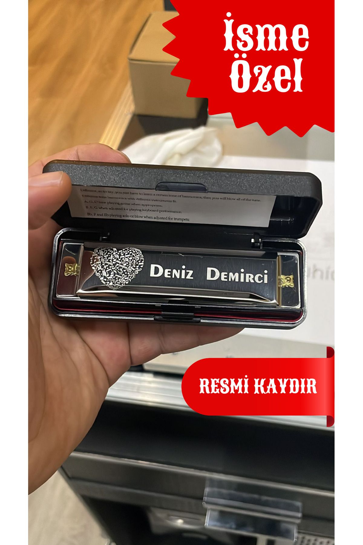 HONER 10 Delikli Mızıka Professional Harmonica - İSME ÖZEL