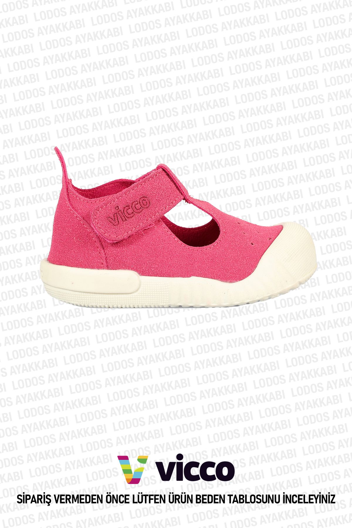 Vicco-حذاء Loro II Model Basic Girl First Step باللون الفوشيا 2