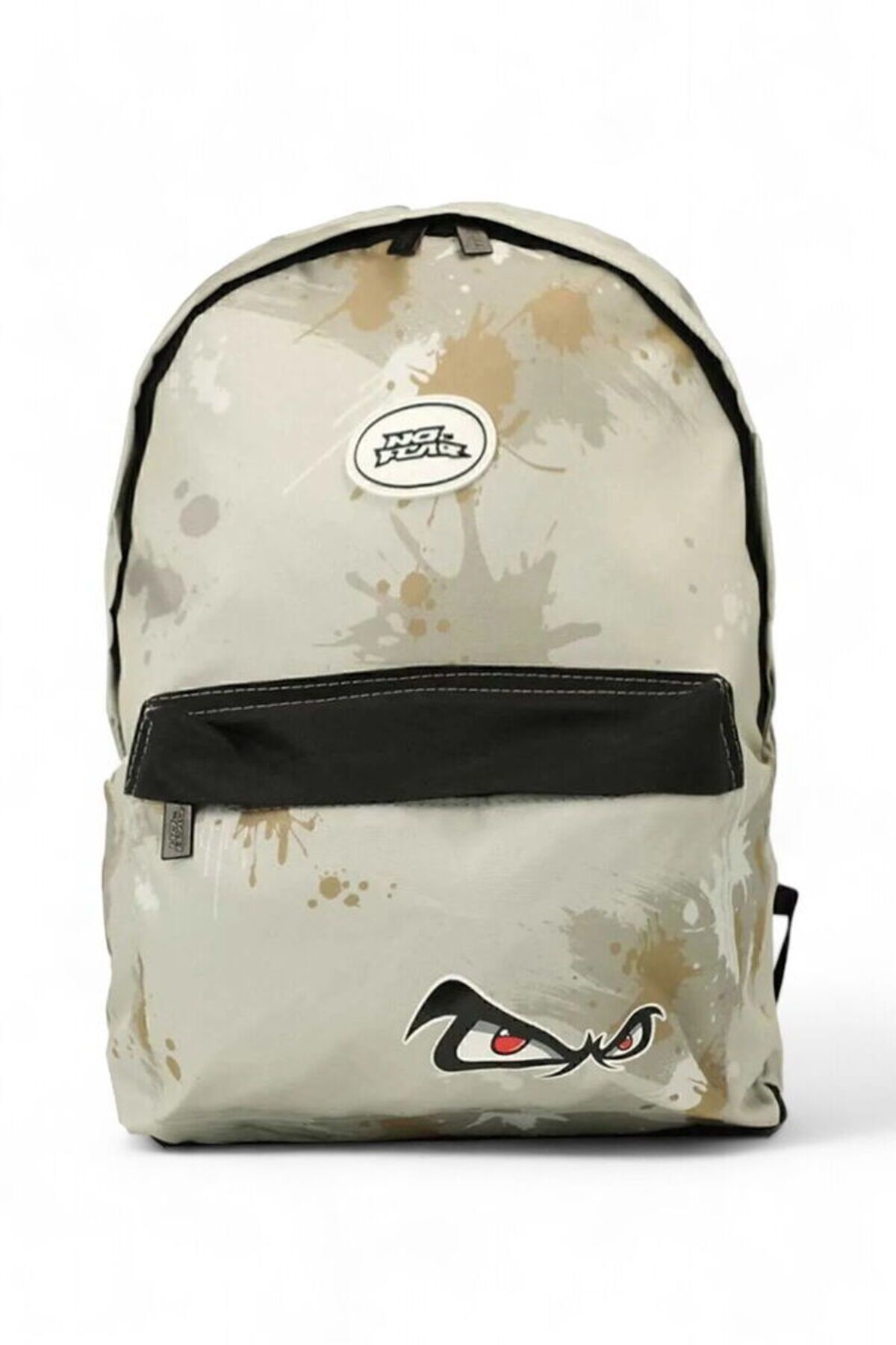No Fear-Light Gray Unisex Backpack 03521 1