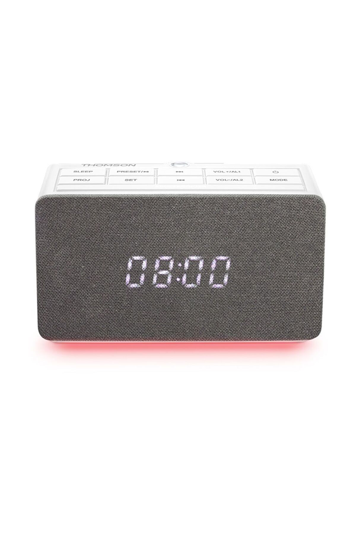 THOMSON-CL301P Alarm Clock Radio With Projector White 1