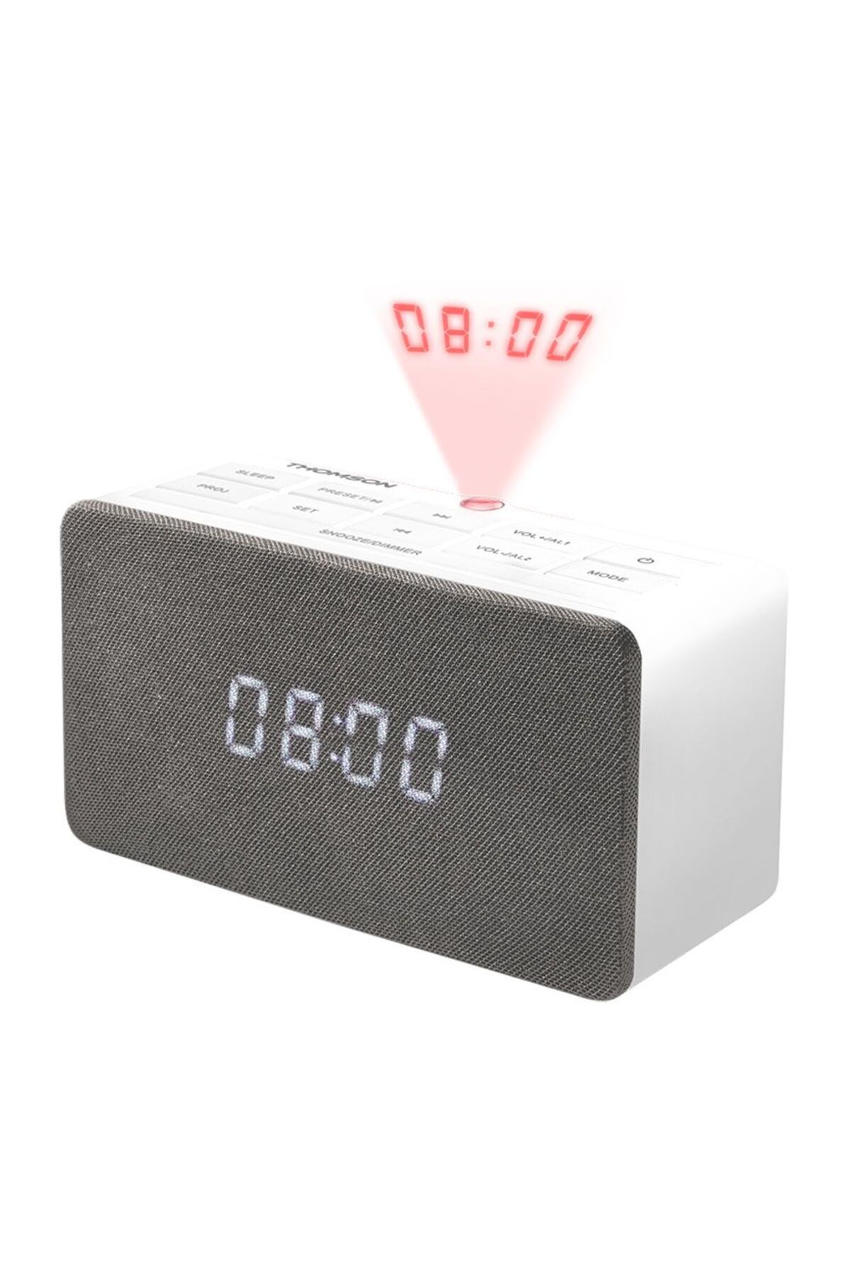 THOMSON-CL301P Alarm Clock Radio With Projector White 4
