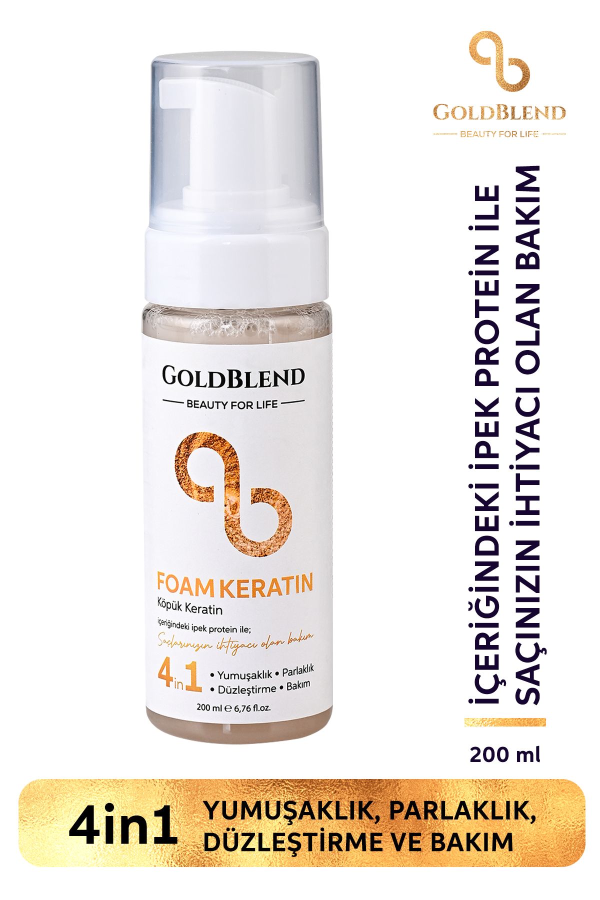 Gold Blend Köpük Keratin 200 ml