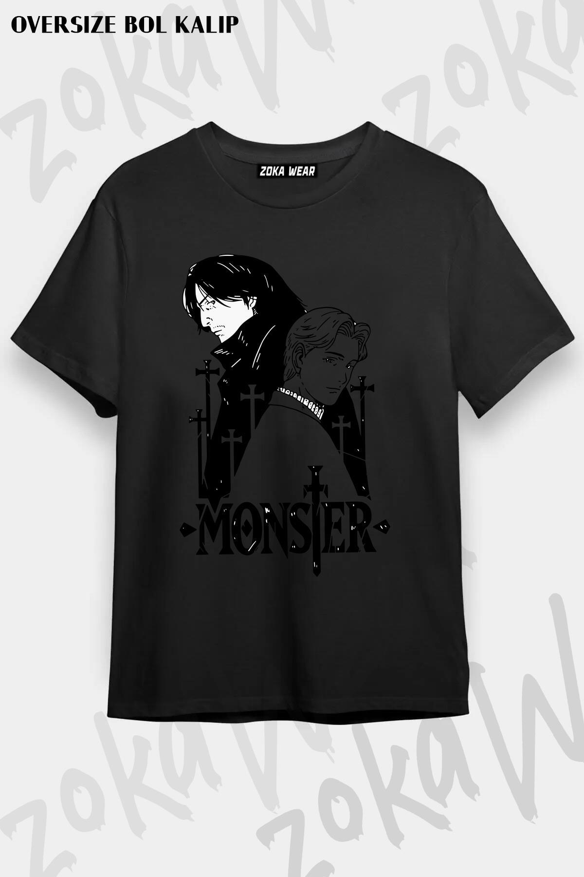 ZOKAWEAR Unisex Oversize Kalıp Monstre Johan Liebert Kenzo Tenma