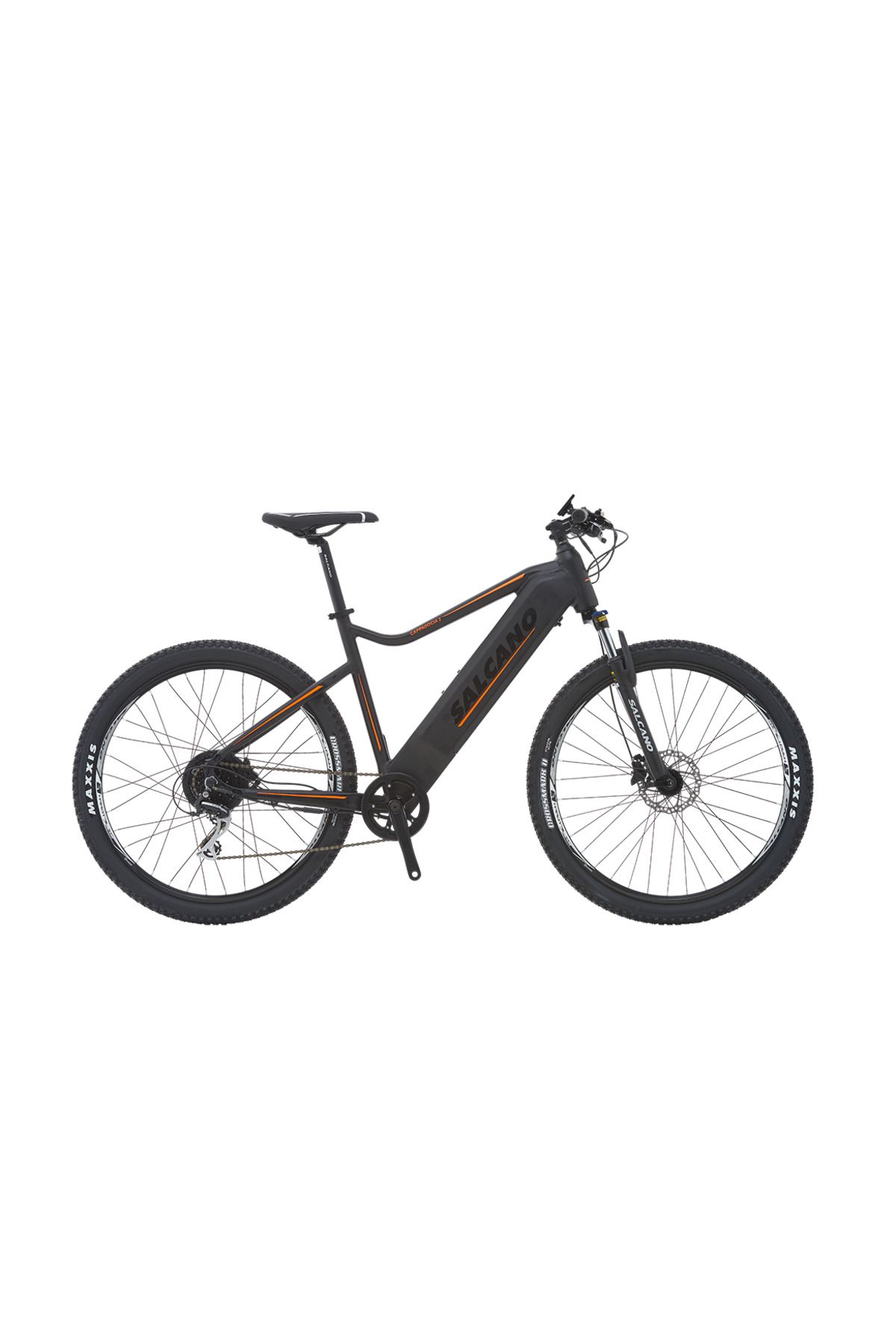 Salcano Cappadocia 2 Elektrikli Dağ Bisiklet Hidrolik Disk fren Shimano 49 cm siyah