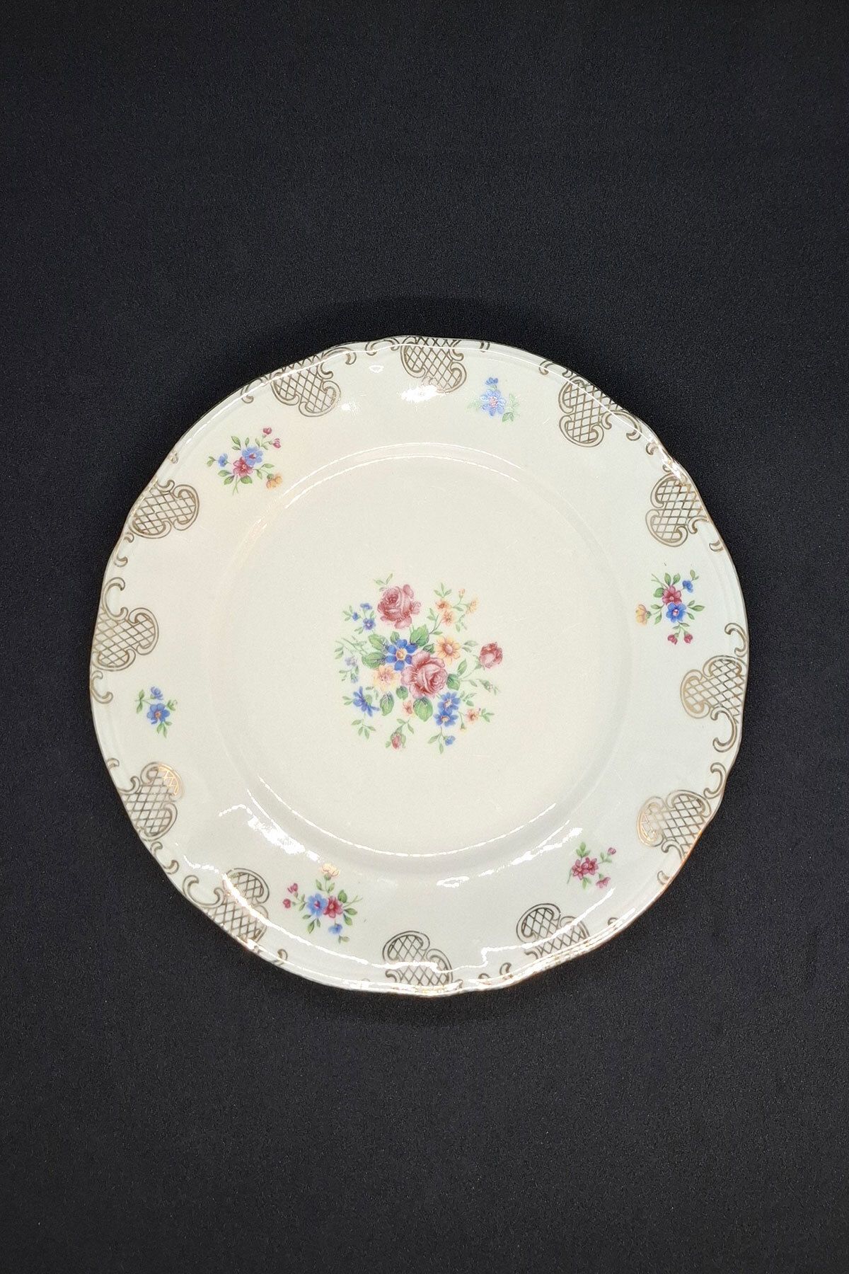 Bavaria-Mitterteich German Antique Porcelain Serving Plate 19 cm 1