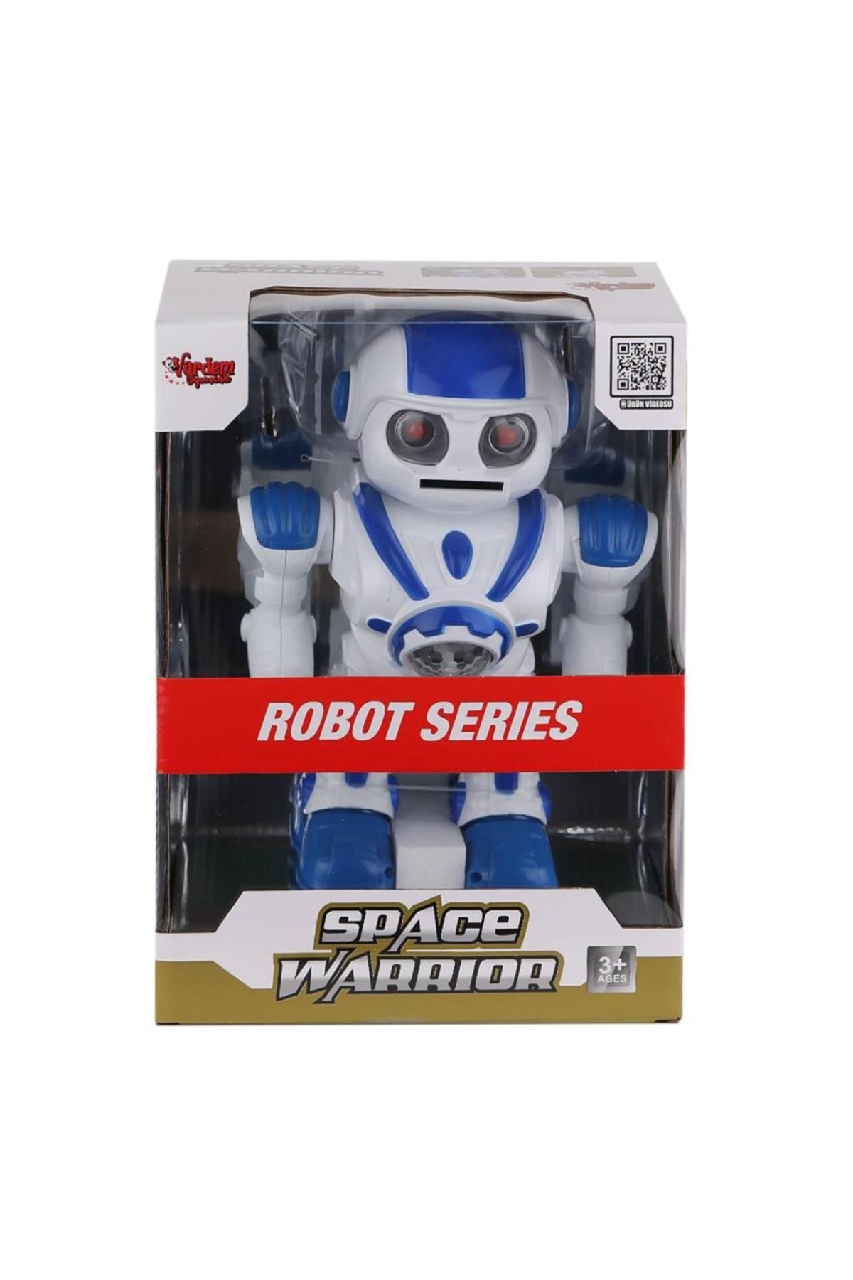 mrpurple Nessiworld DF-6022 Işıklı ve Müzikli Disk Atan Uzay Savaşçısı Robot
