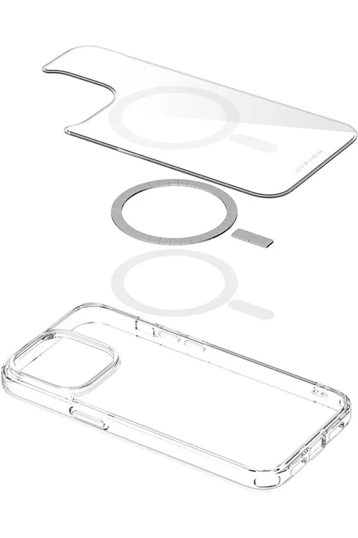 HYPHEN-جراب AIRE MagSafe الشفاف - iPhone 14 Plus - 6.7 3