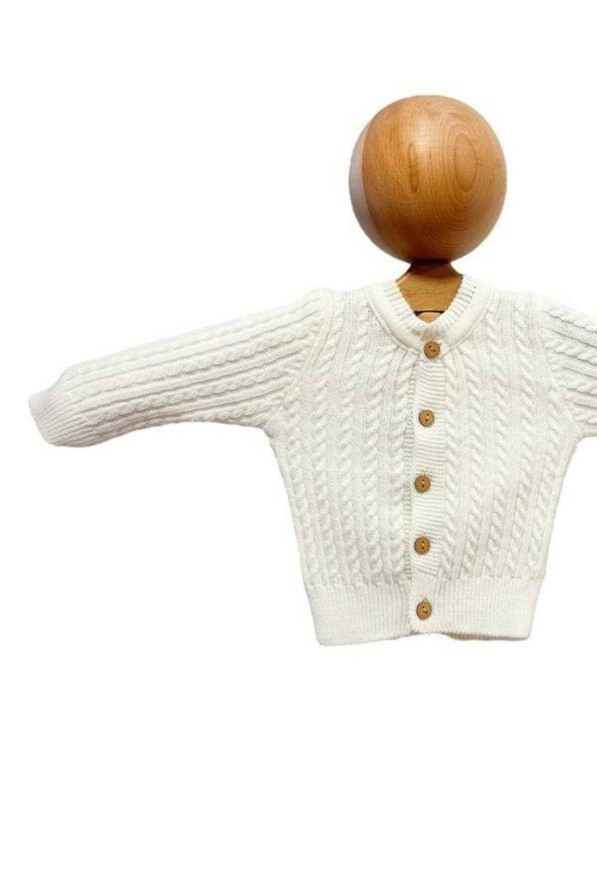 Zekids Erkek Bebek Triko Düğmeli Hırka fotoğrafı 3 (önizleme)