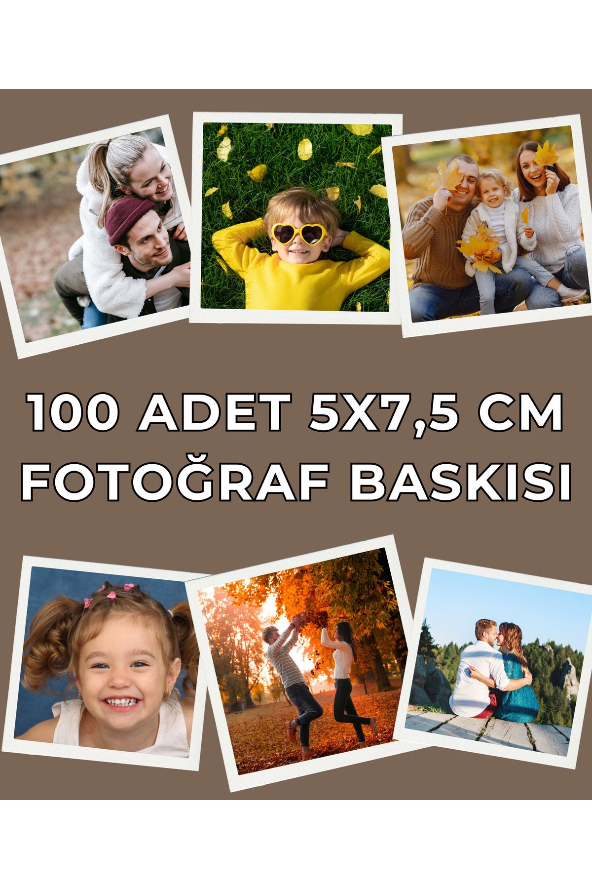 Gens Baskı Market Fotoğraf Baskısı 100 Adet 5x7,5 cm Boyutunda Yüksek Kalite Foto Baskı - Fotoğraf Çıktısı