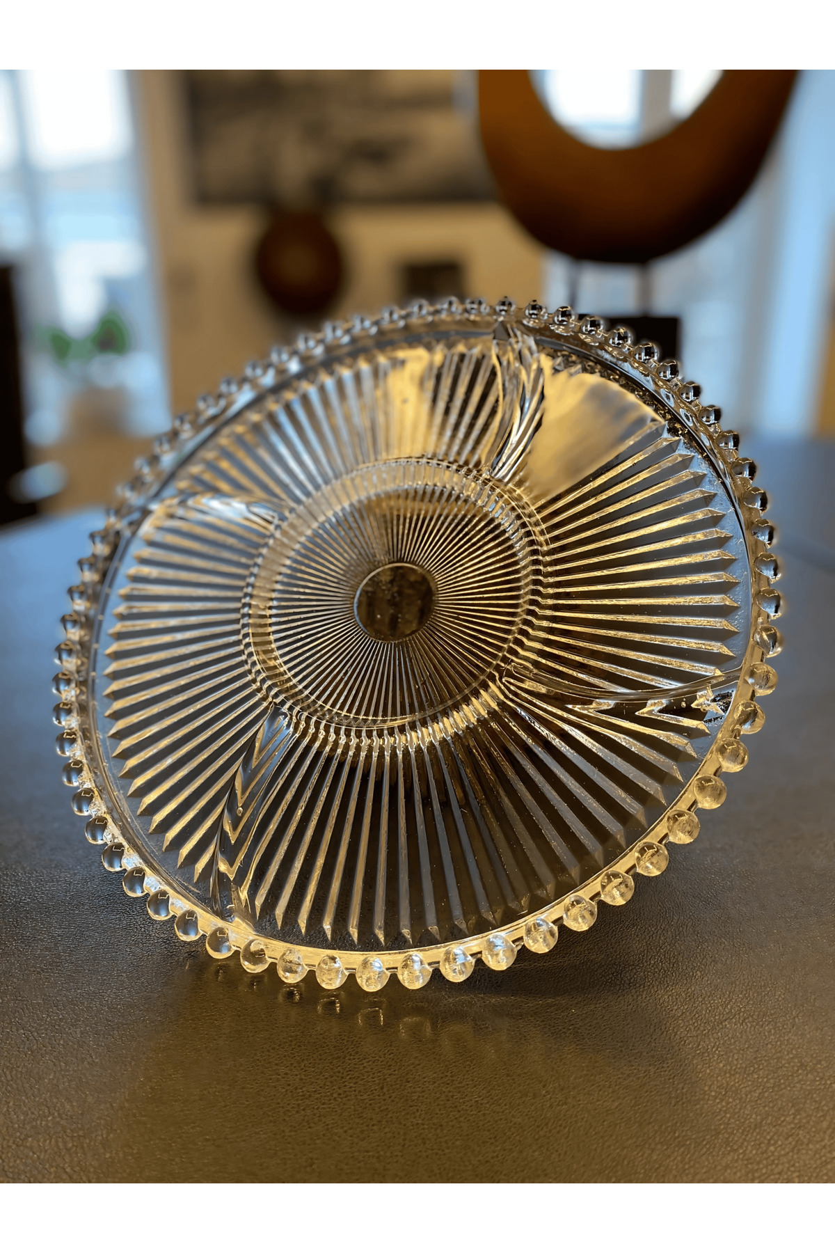 Serene Spaces-Glass Presentation Plate, Serving Plate 1
