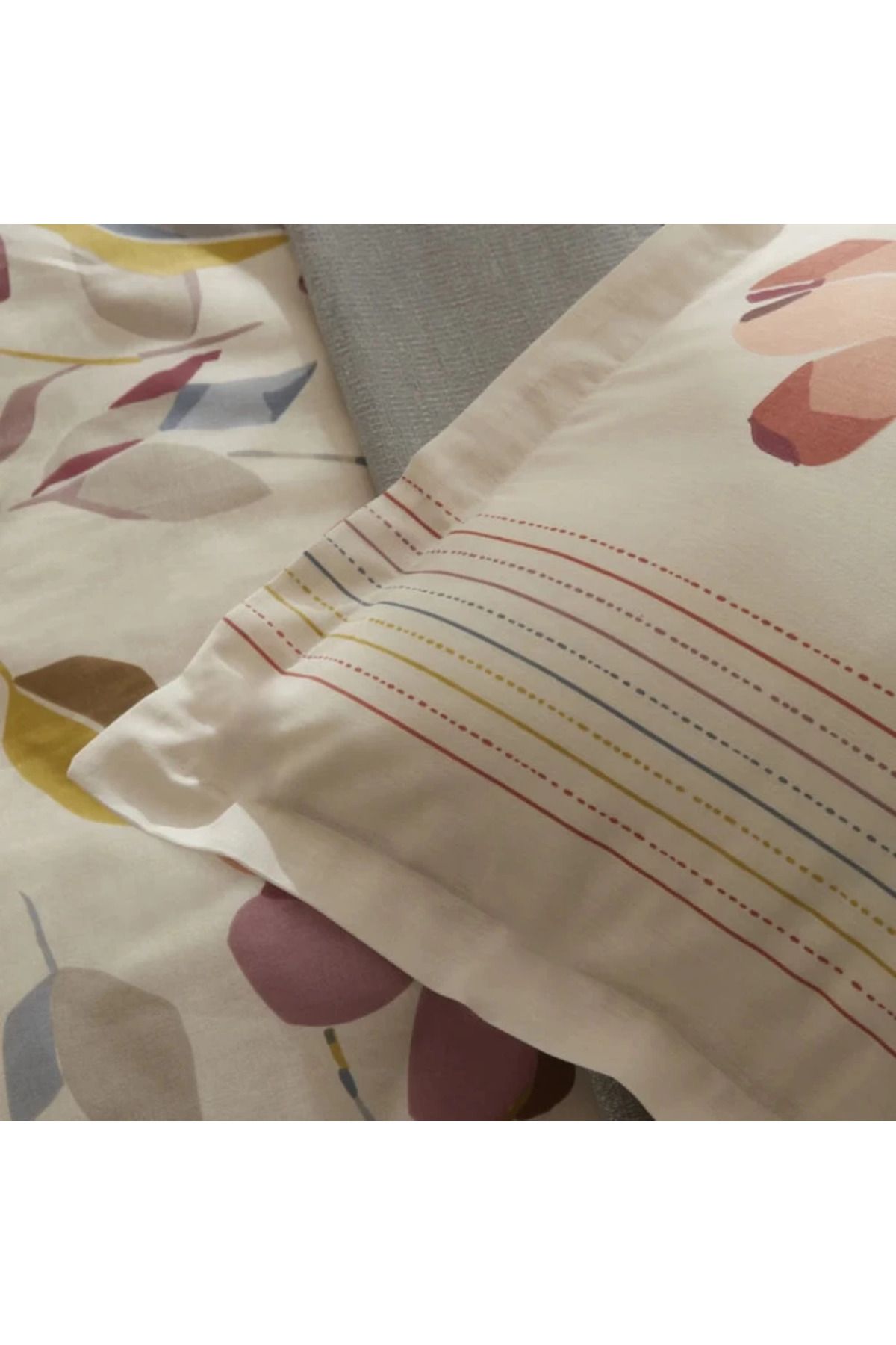 Karaca-Home Piko Doppelbett Bettwäsche und Decken Set 5