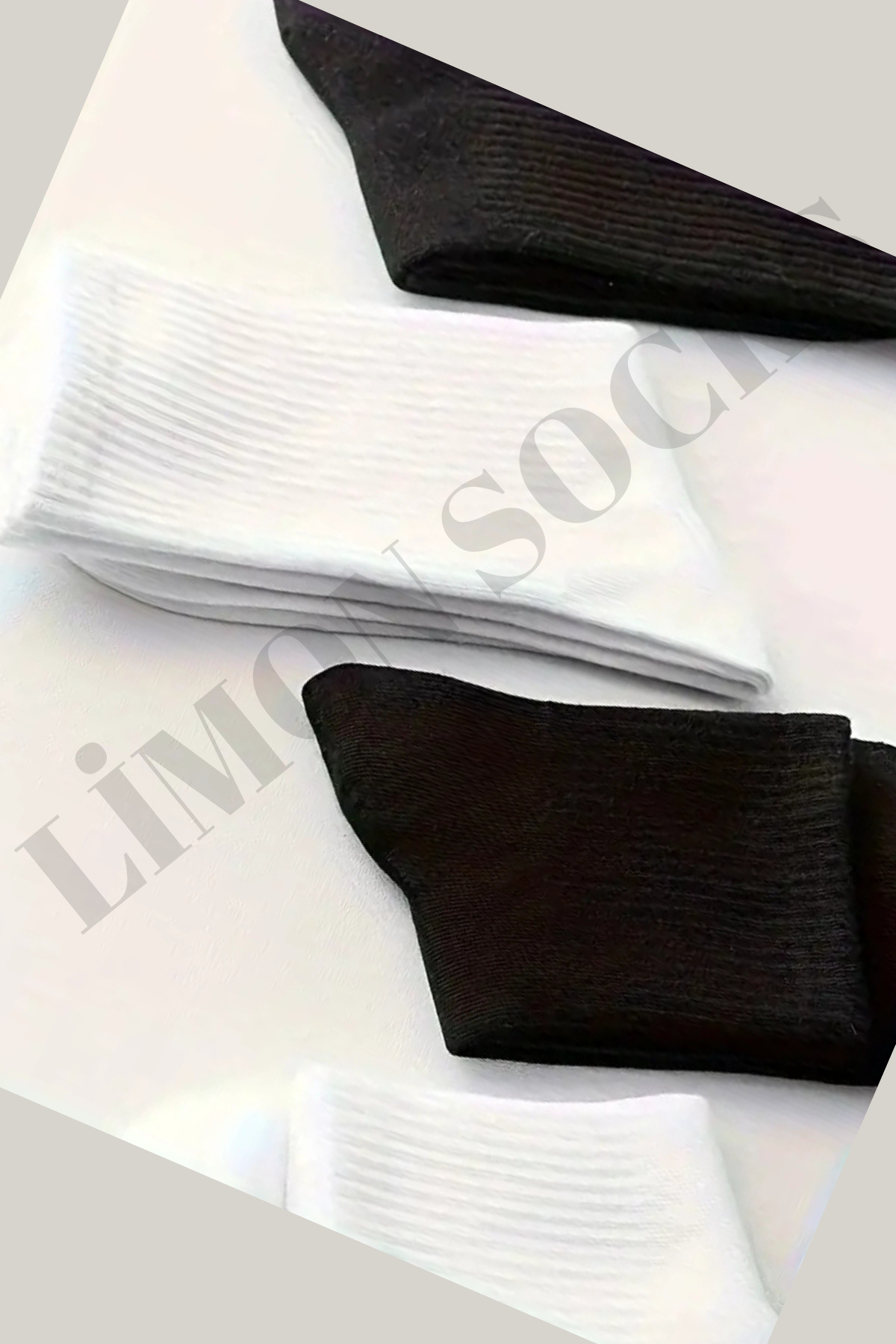 12 Çift Tenis Çorabı Fitilli Beyaz Unisex - Premium Kalite Soket Boy Pamuklu Çorap — görsel 3