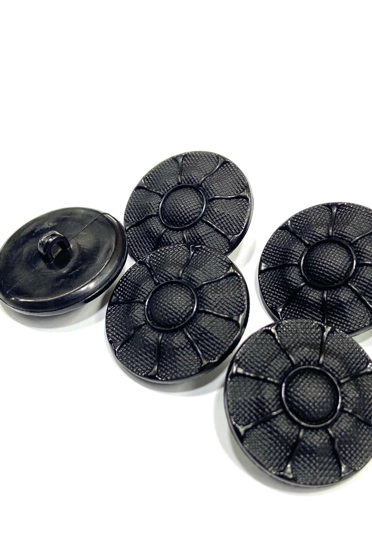 karantuhafiye-Coat Coat Button / Black 2.7 cm / Code:2615 3