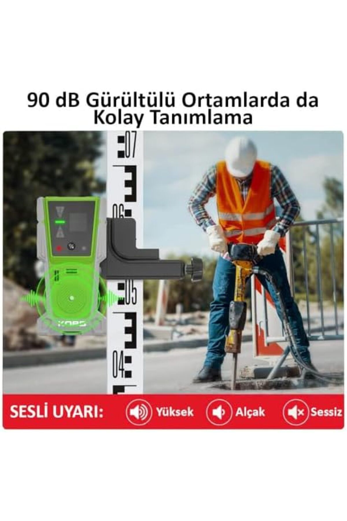 KDROĞLU Store Hizalama Dedektörü Metre Lazer KBL8RG 60 Yeni Designshop 1109836