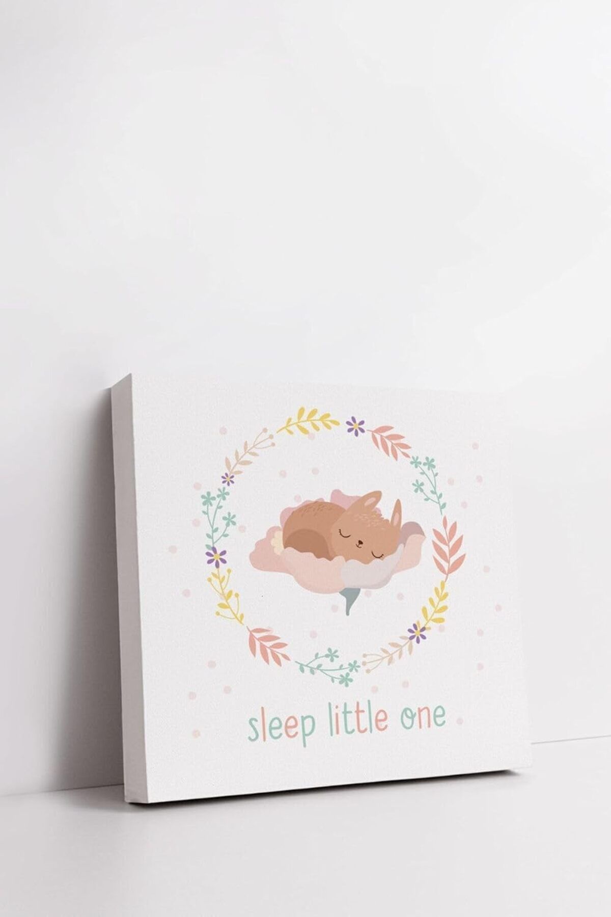 STOREMAX nffashopm Sleep Little One | Bebek Odasına Özel Kanvas Tablo 25 X 25 Cm Ölçüsündedir. storesta
