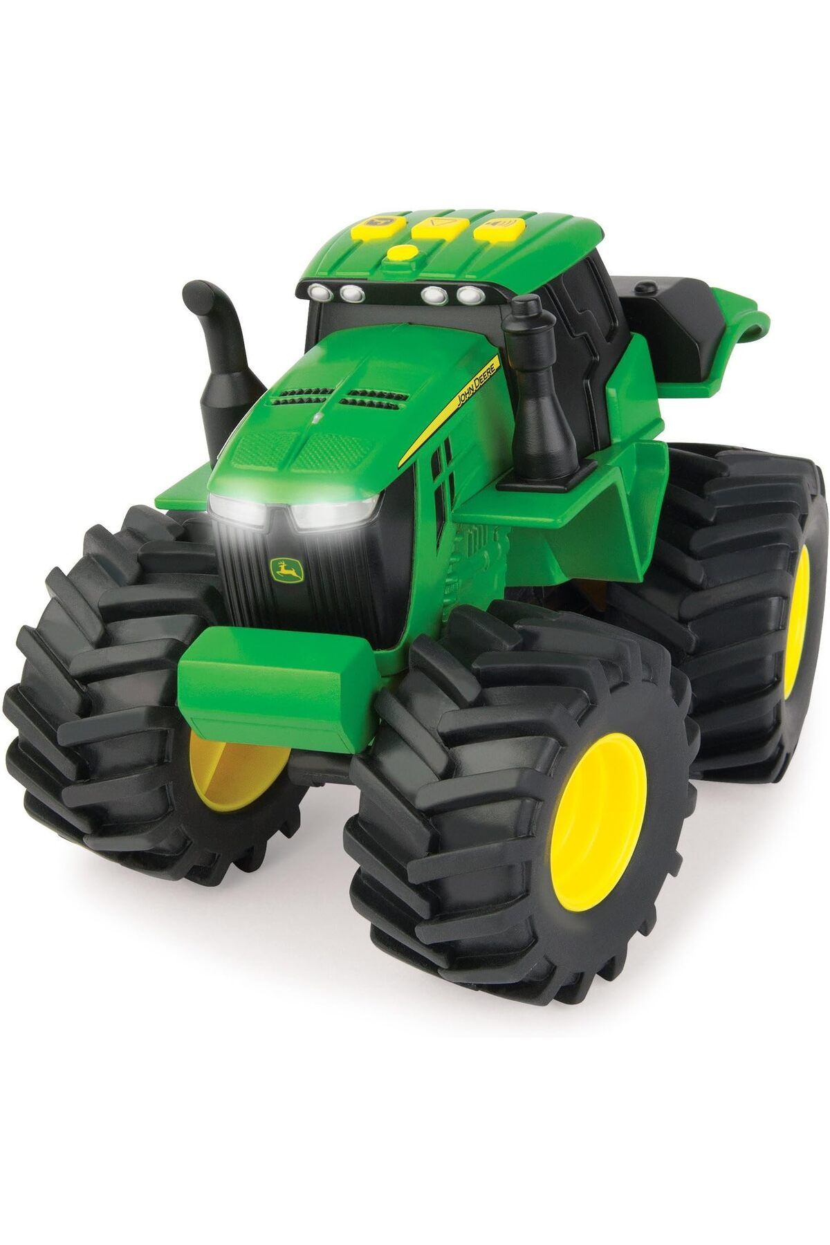 yenibagshop Deere TOMY Preschool 46656 Monster Treads ışık ve ses Traktör, yeşil