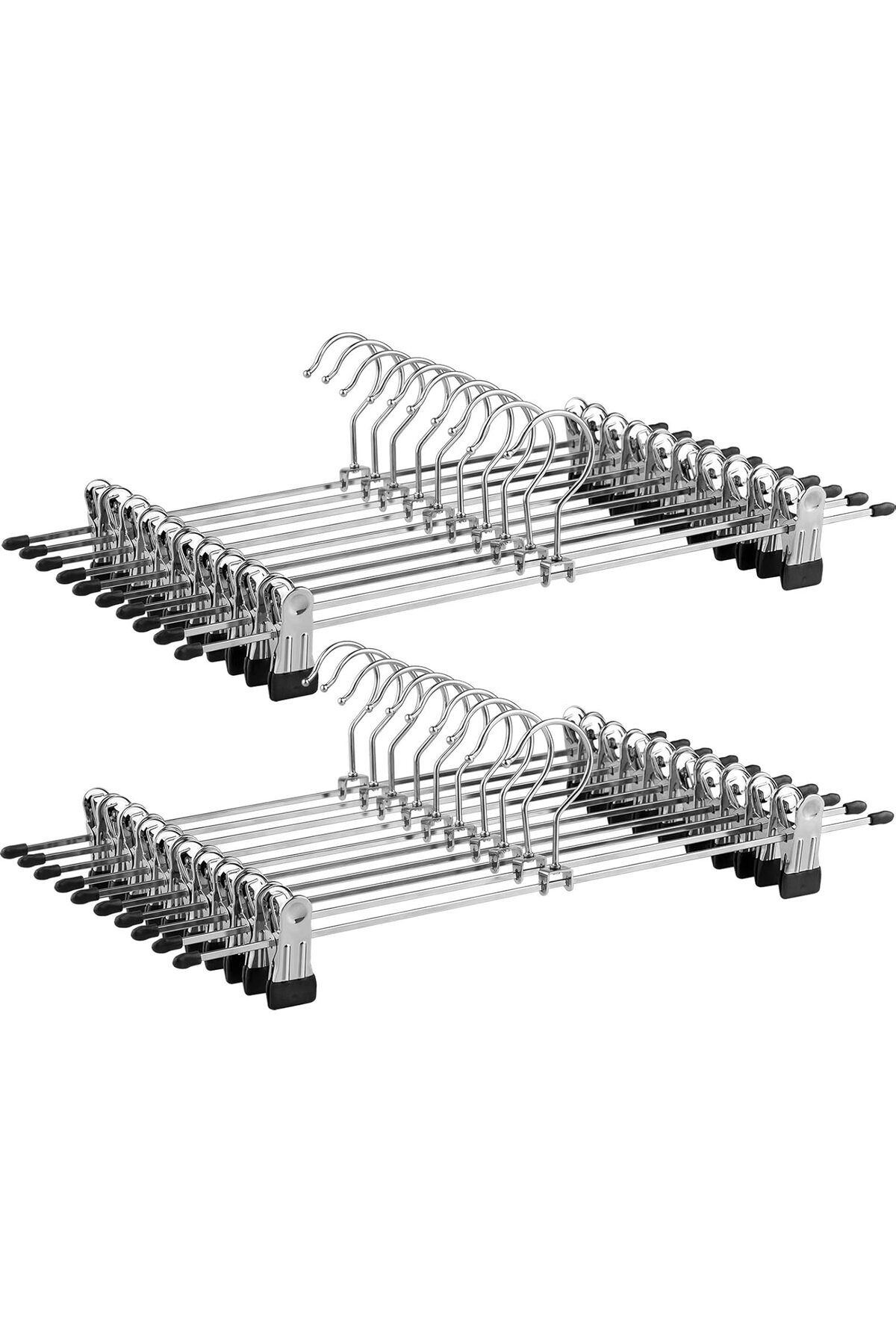 STOREMAX nffashopm CRI006-20 Metal Kıyafet/Pantolon Askısı, Pantolon, Çoraplar Etekler için, 40 x 10,5 c