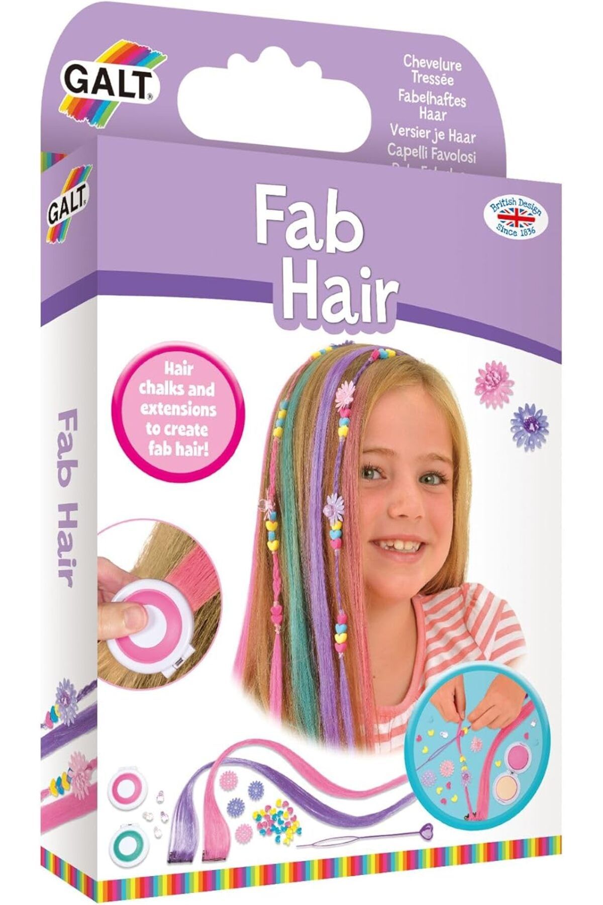 STOREMAX dlshop 1004969 Fab Hair Saç için Aksesuar Seti, 34 Parça star 990396